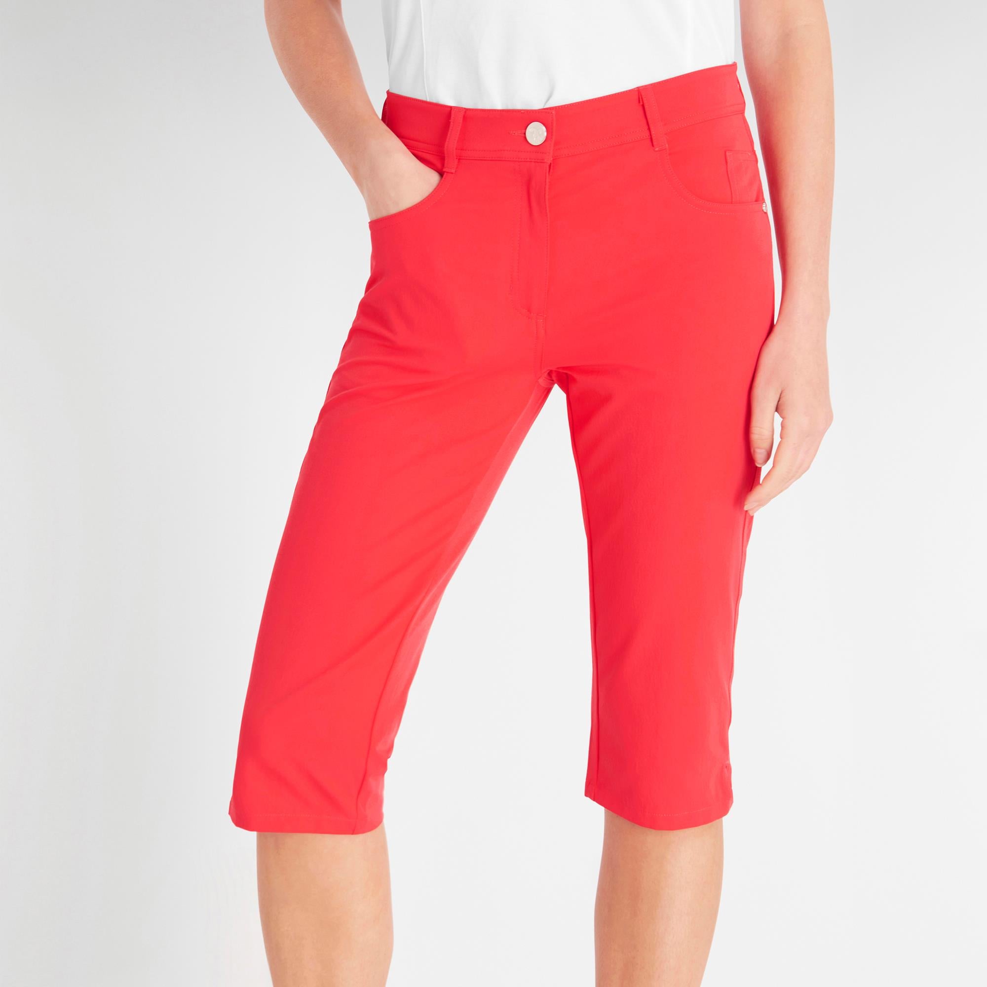 Green Lamb Nuala Ladies Golf Pedal Pushers Poppy