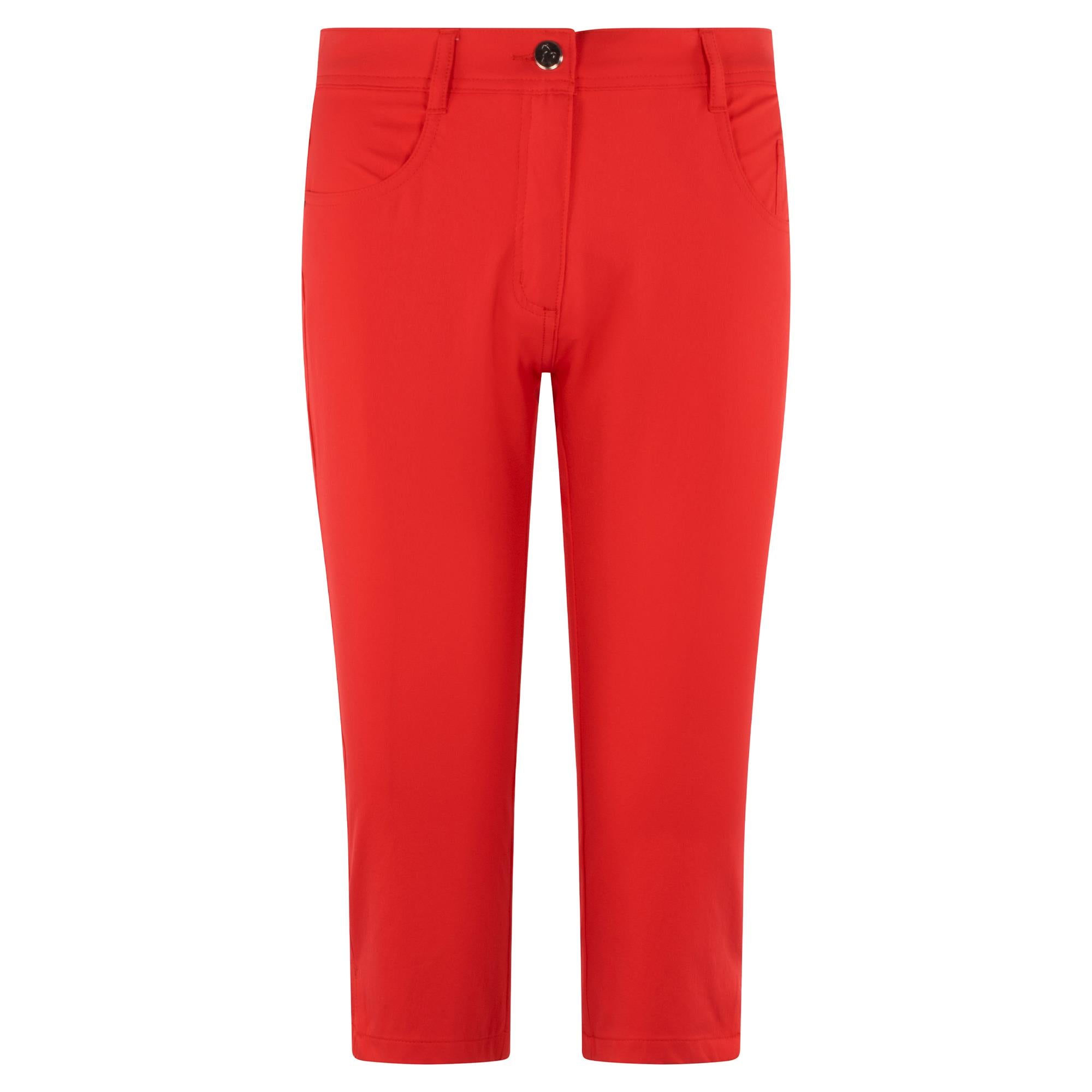 Green Lamb Nuala Ladies Golf Pedal Pushers Poppy