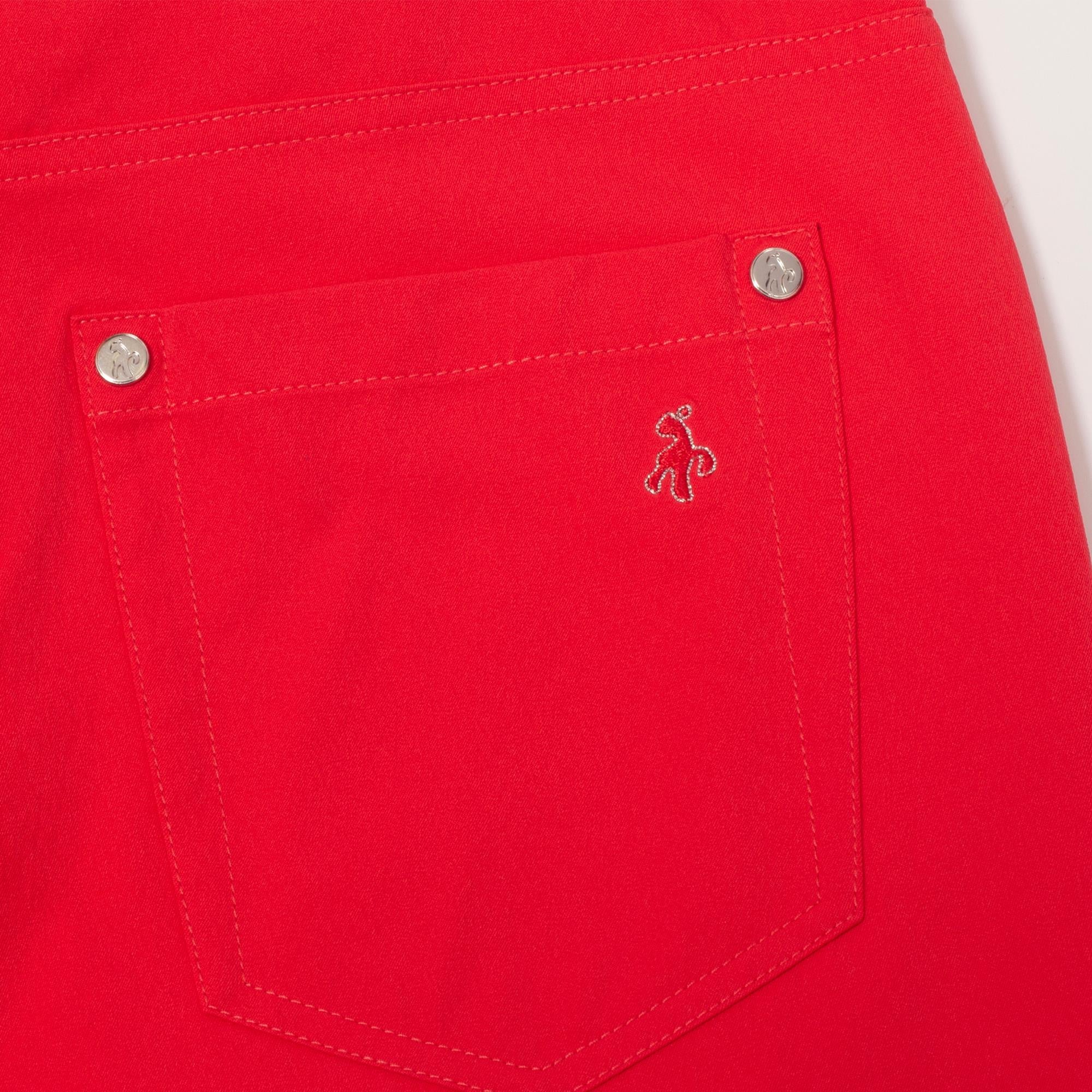 Green Lamb Nuala Ladies Golf Pedal Pushers Poppy