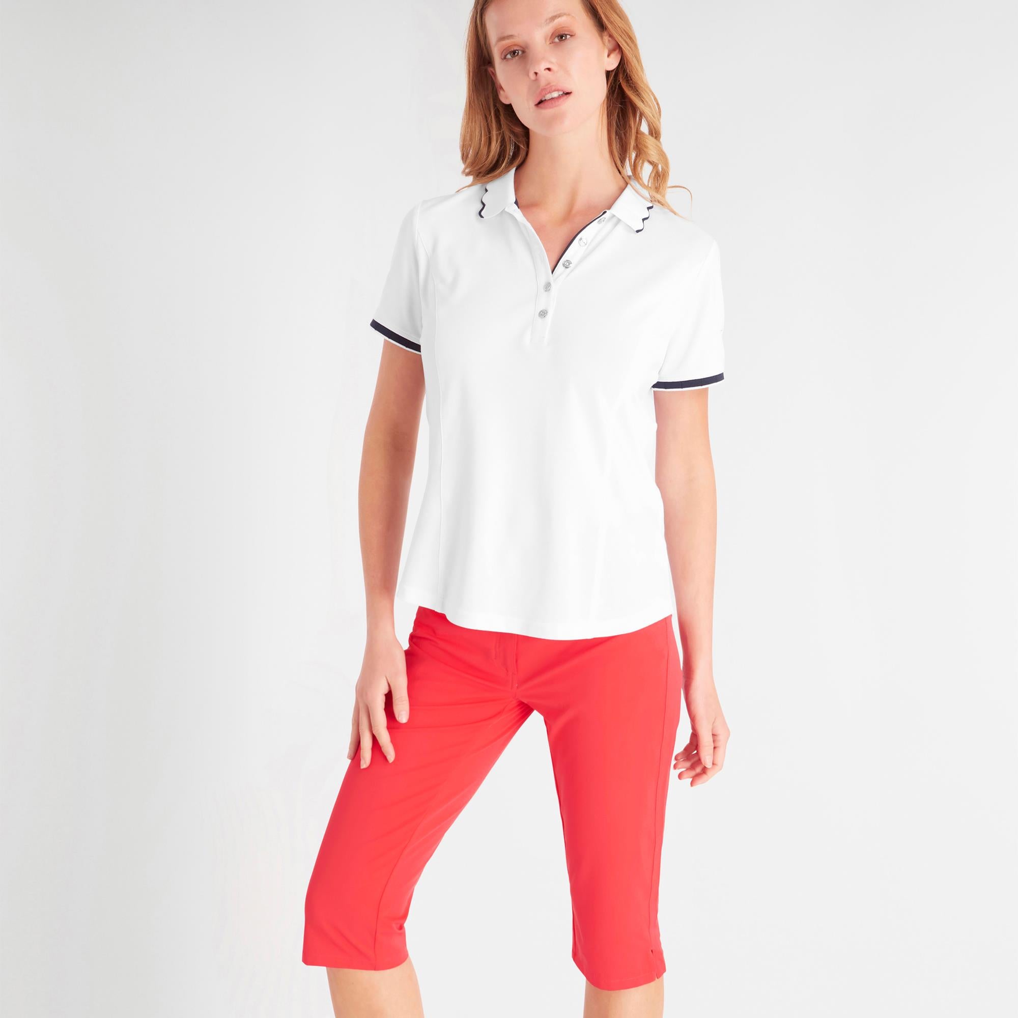 Green Lamb Nuala Ladies Golf Pedal Pushers Poppy