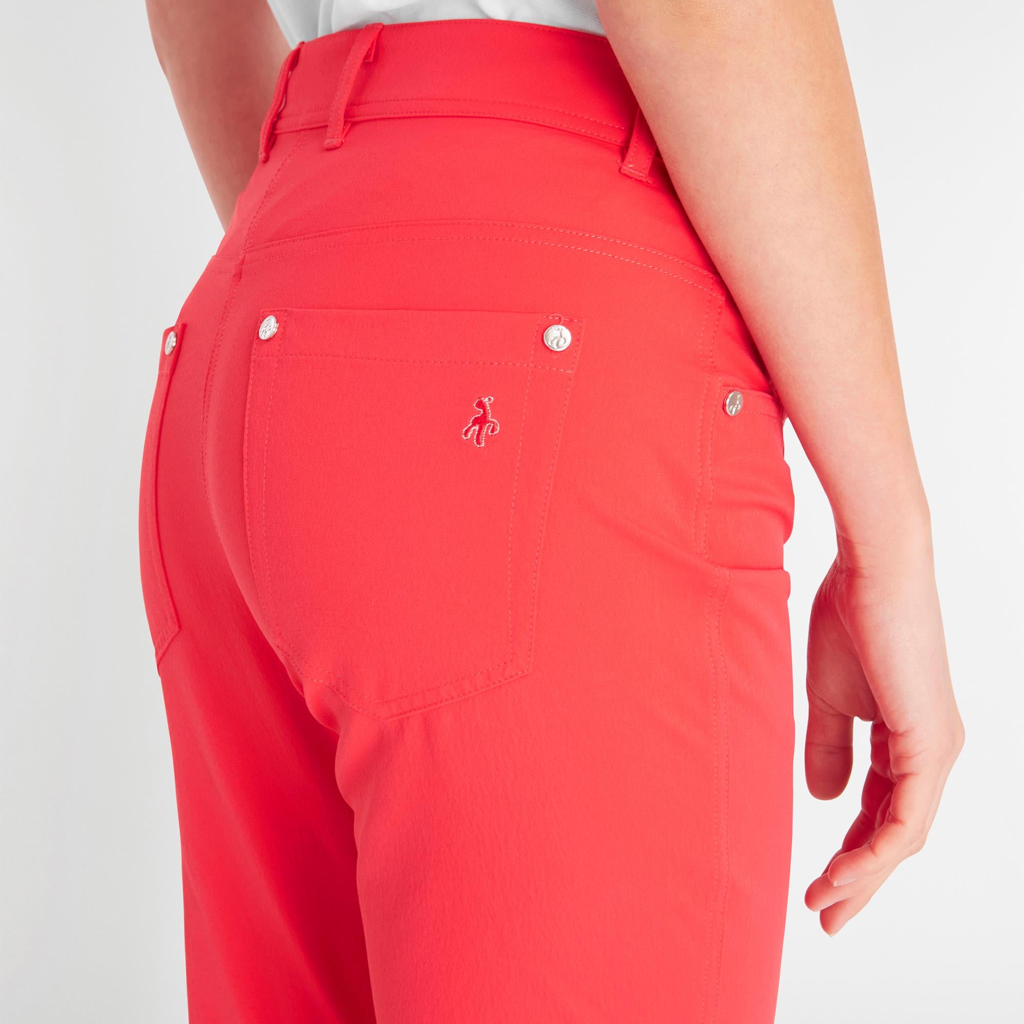 Green Lamb Nuala Ladies Golf Pedal Pushers Poppy