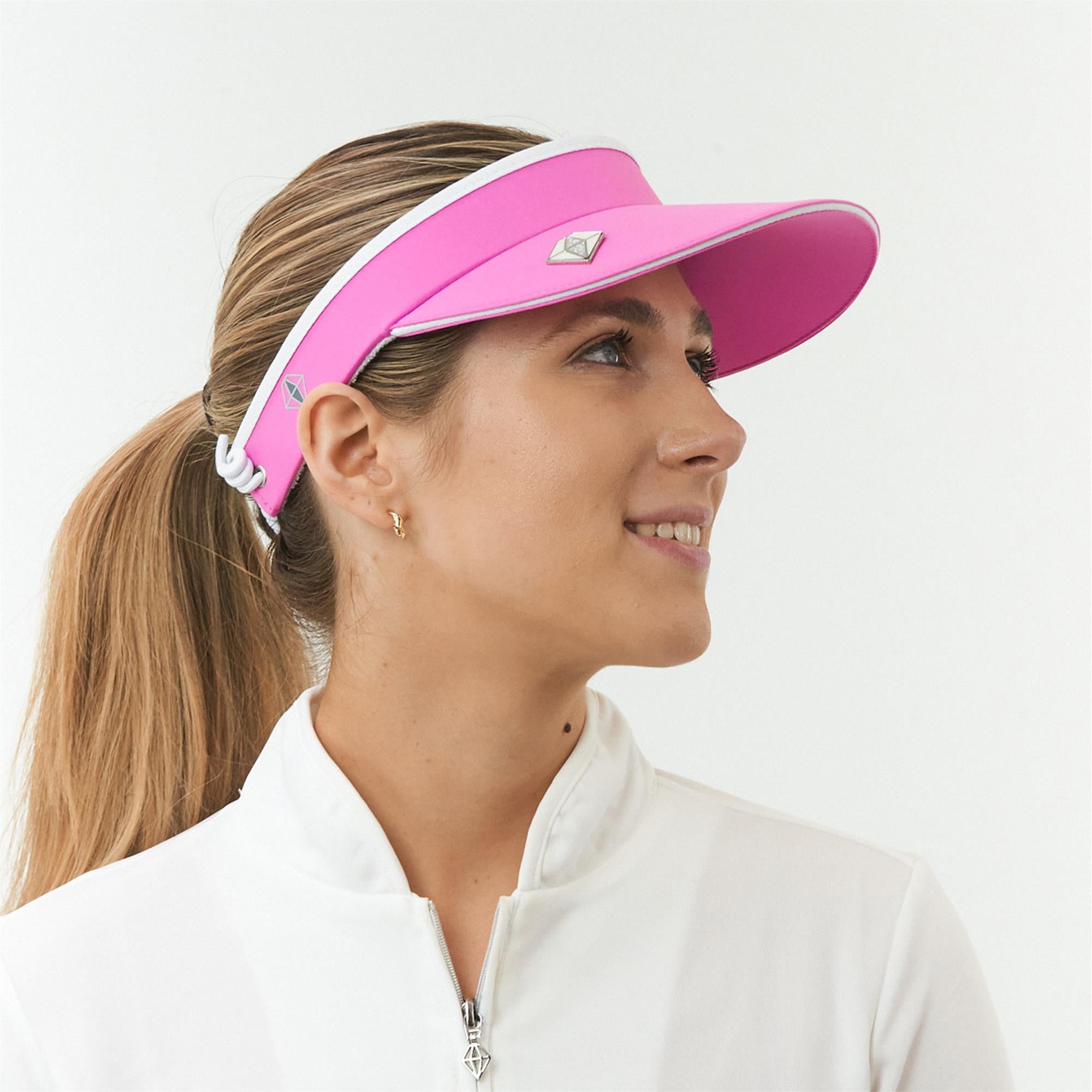 Pure Golf Arielle Ladies Golf Visor Azalea Pink