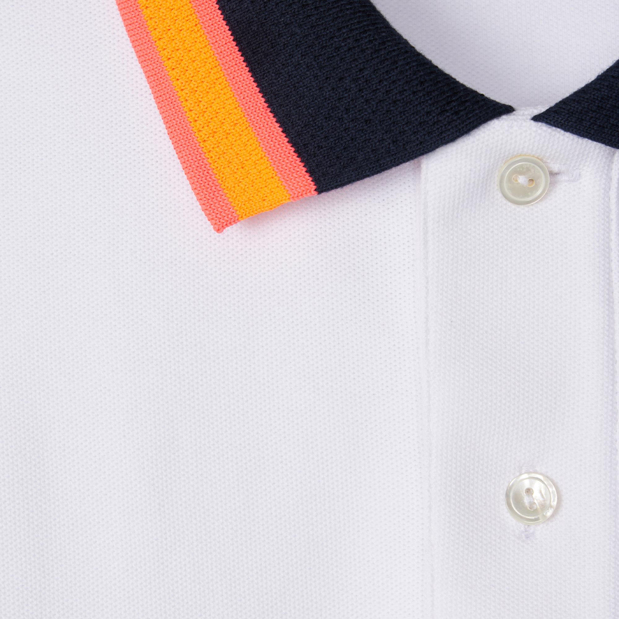 Psycho Bunny Woodstock Pique Polo White