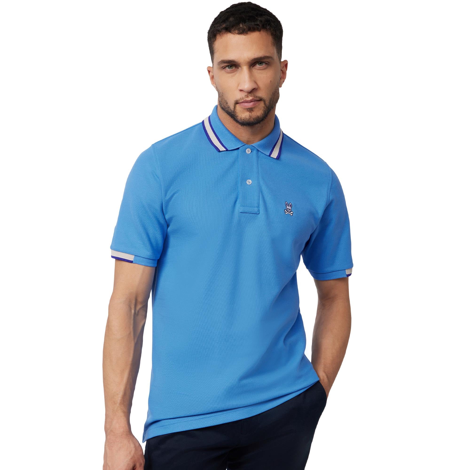 Psycho Bunny Woodstock Pique Polo Marina