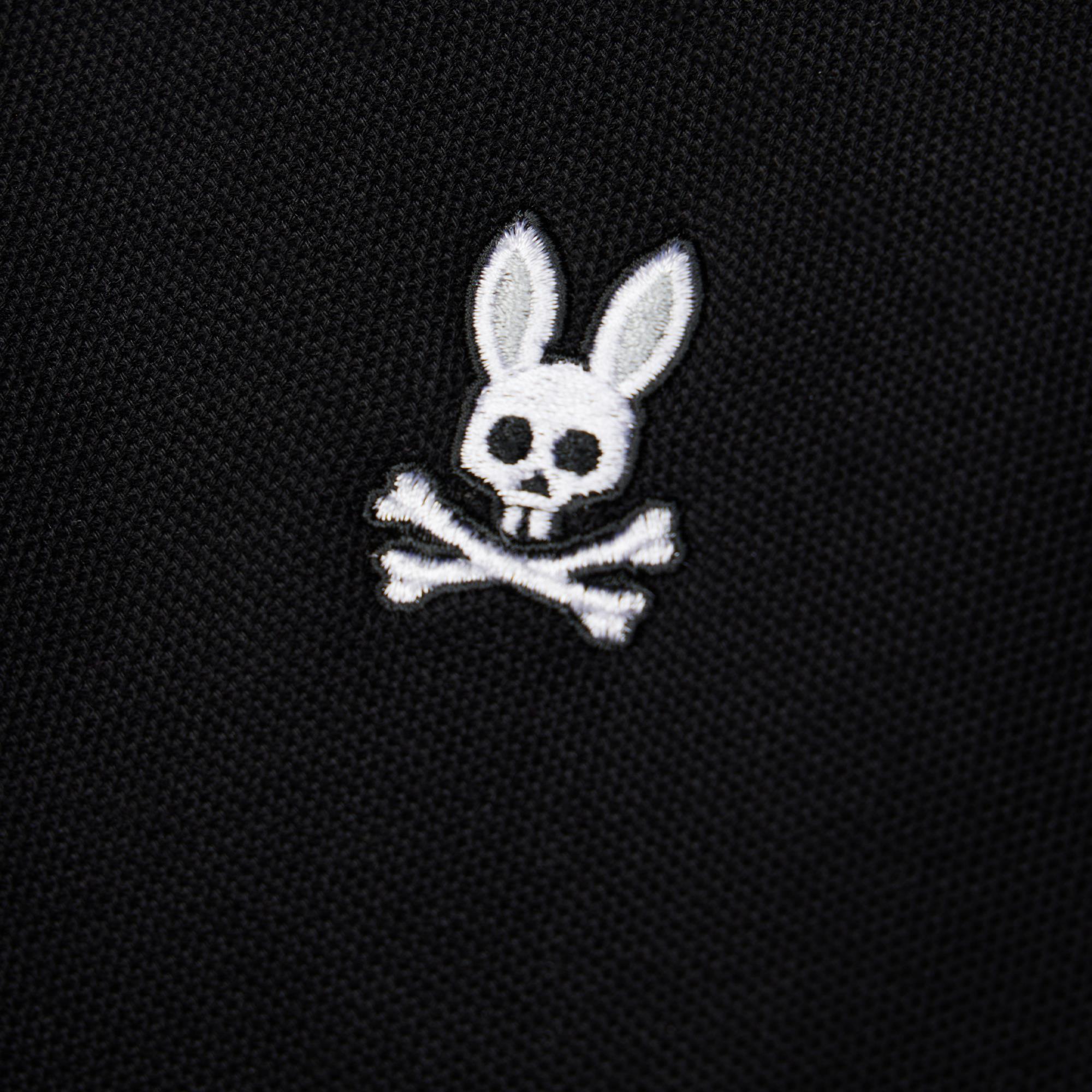 Psycho Bunny Troy Pique Polo Black