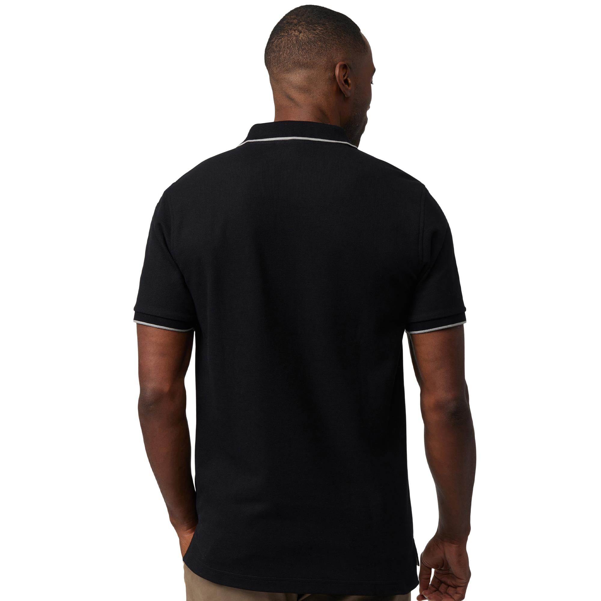 Psycho Bunny Troy Pique Polo Black