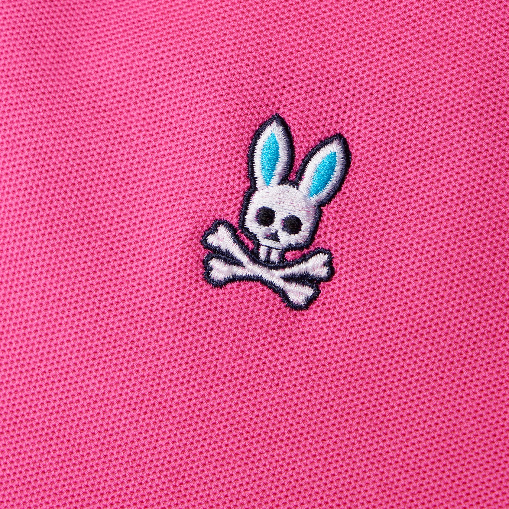 Psycho Bunny Troy Pique Polo Fuchsia Purple