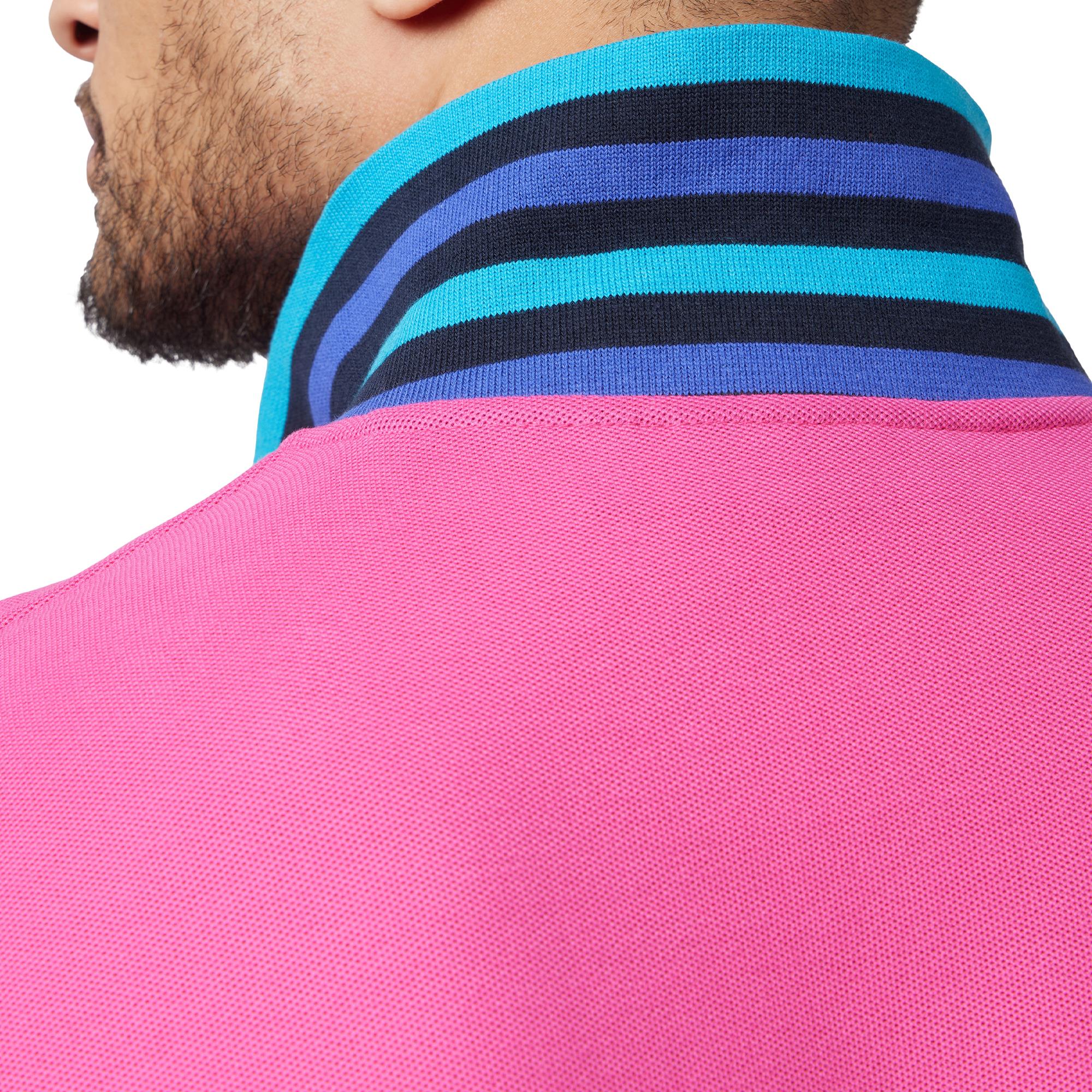 Psycho Bunny Troy Pique Polo Fuchsia Purple