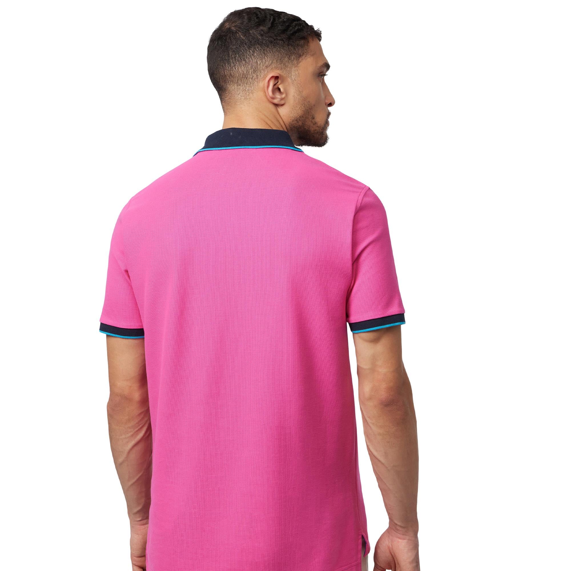Psycho Bunny Troy Pique Polo Fuchsia Purple