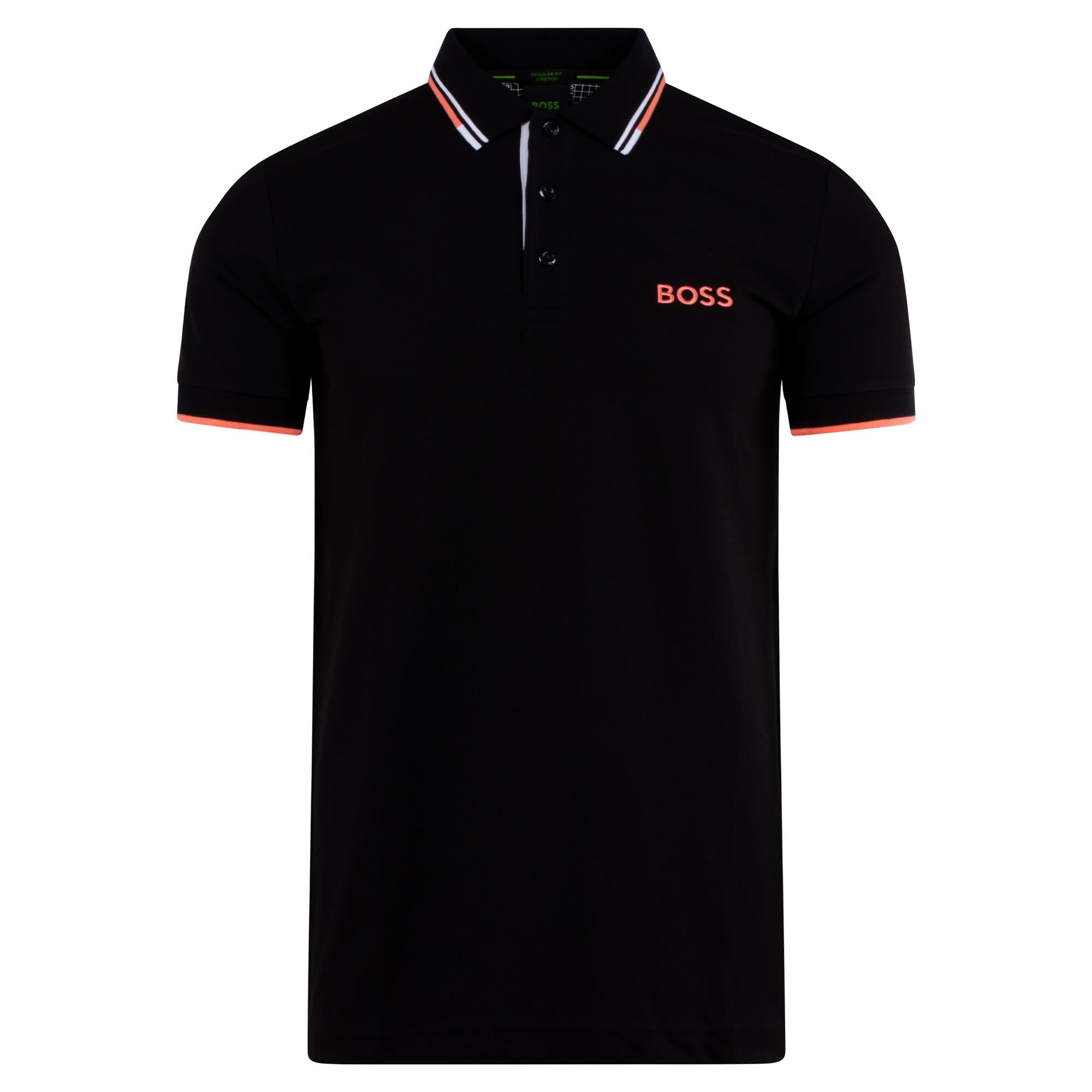 Boss Paddy Pro Polo Shirt Charcoal