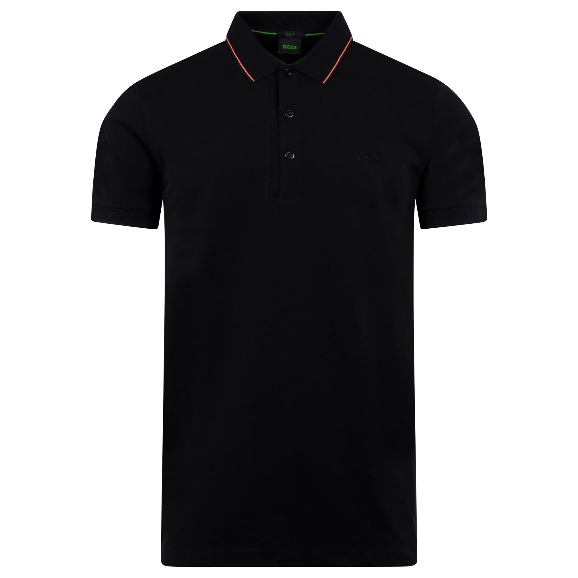 Boss Paule 4 Polo Shirt Black