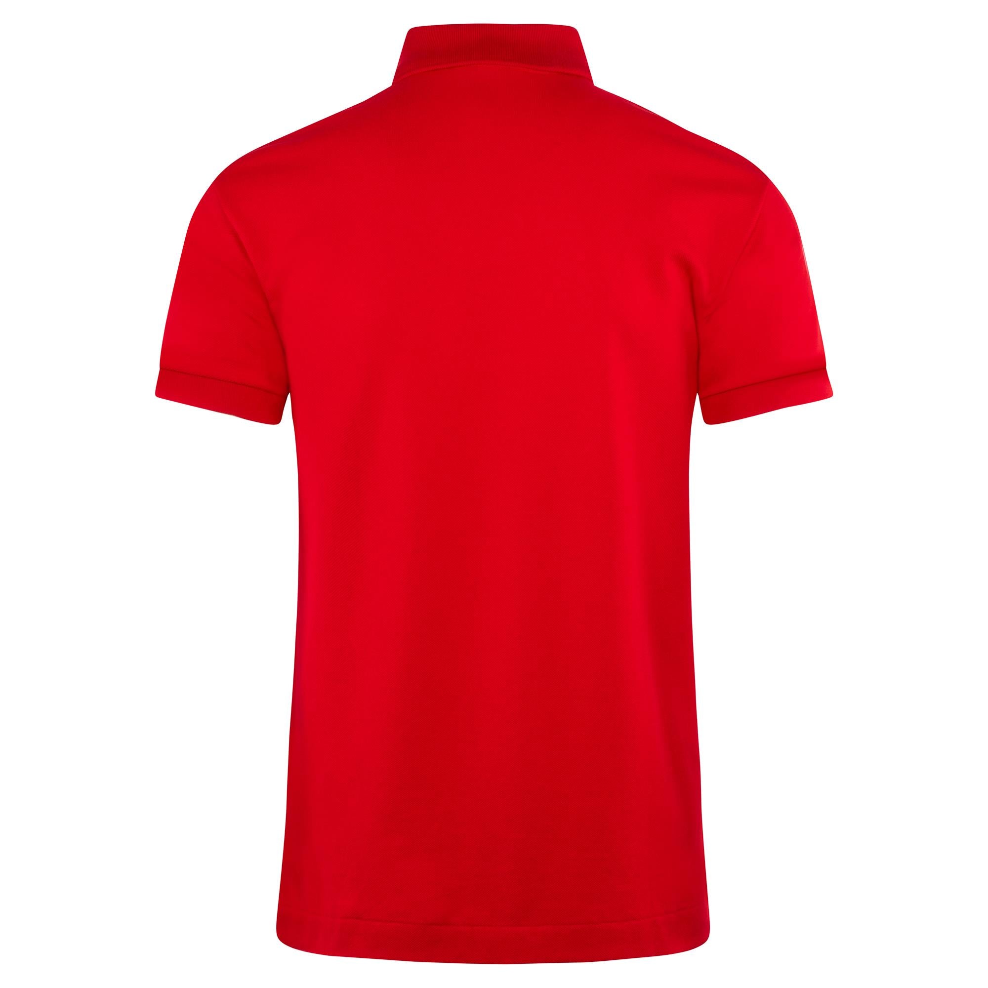 Mens Lacoste L1212 Classic Fit Polo Shirt Red
