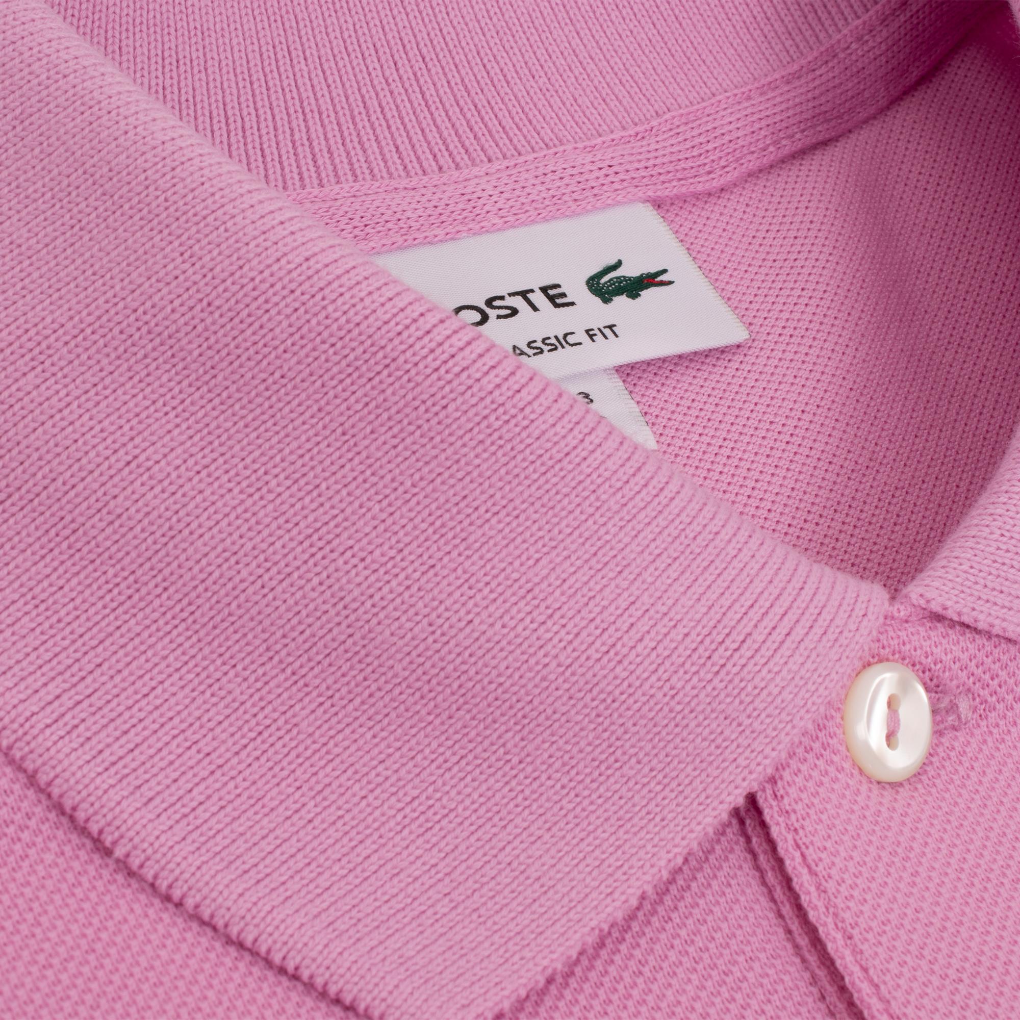 Mens Lacoste L1212 Classic Fit Polo Shirt Pink