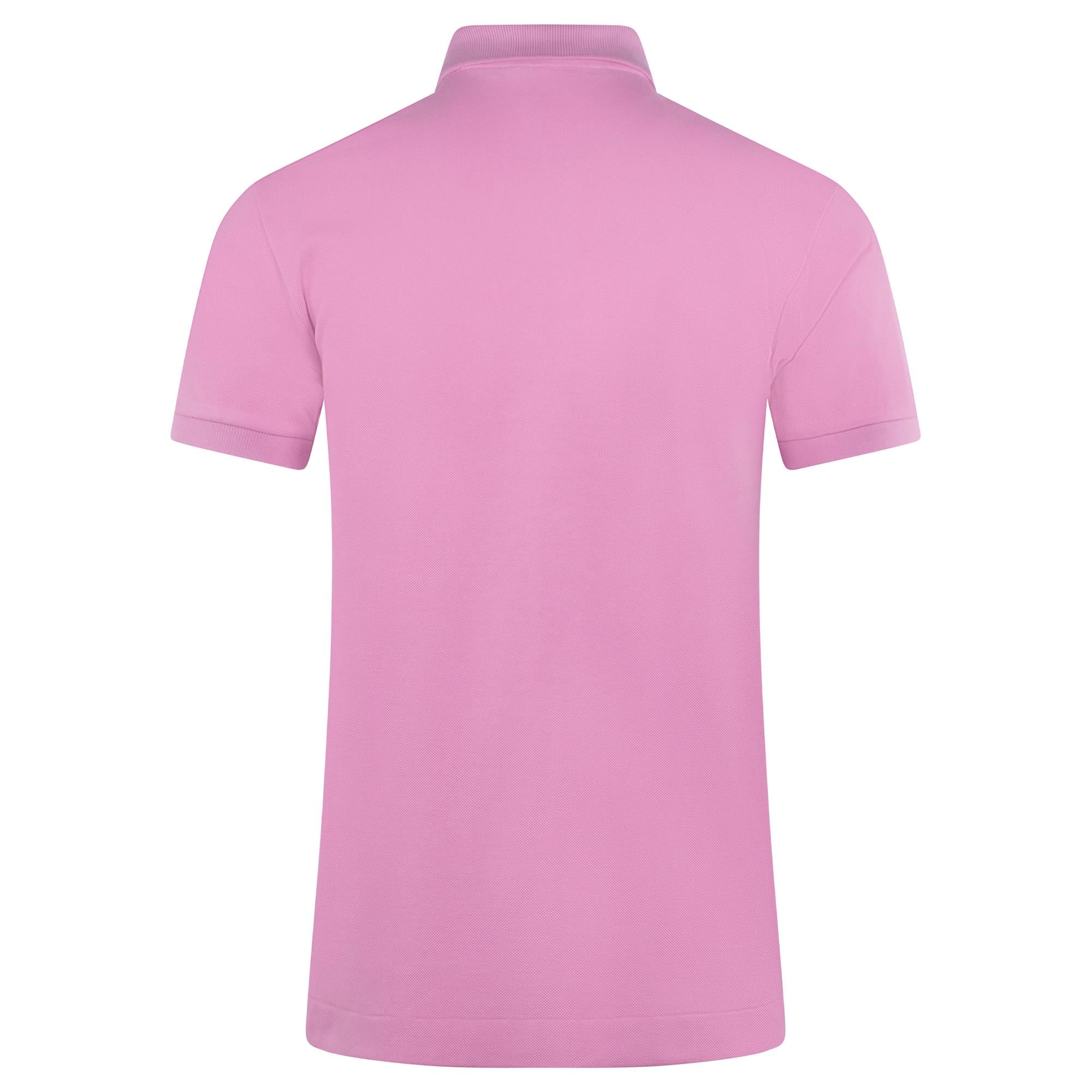 Mens Lacoste L1212 Classic Fit Polo Shirt Pink