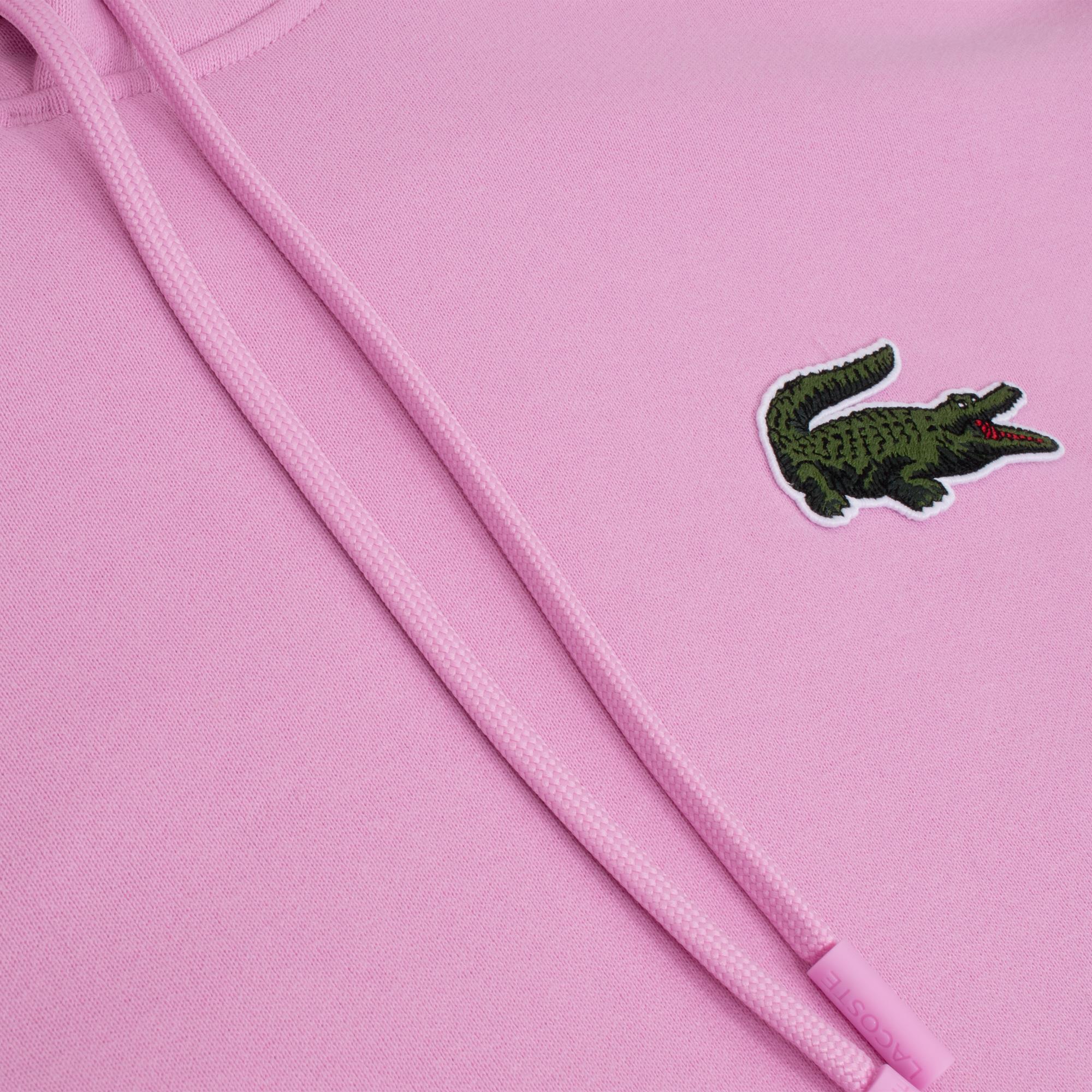 Mens Lacoste Sweat Hoodie Pink