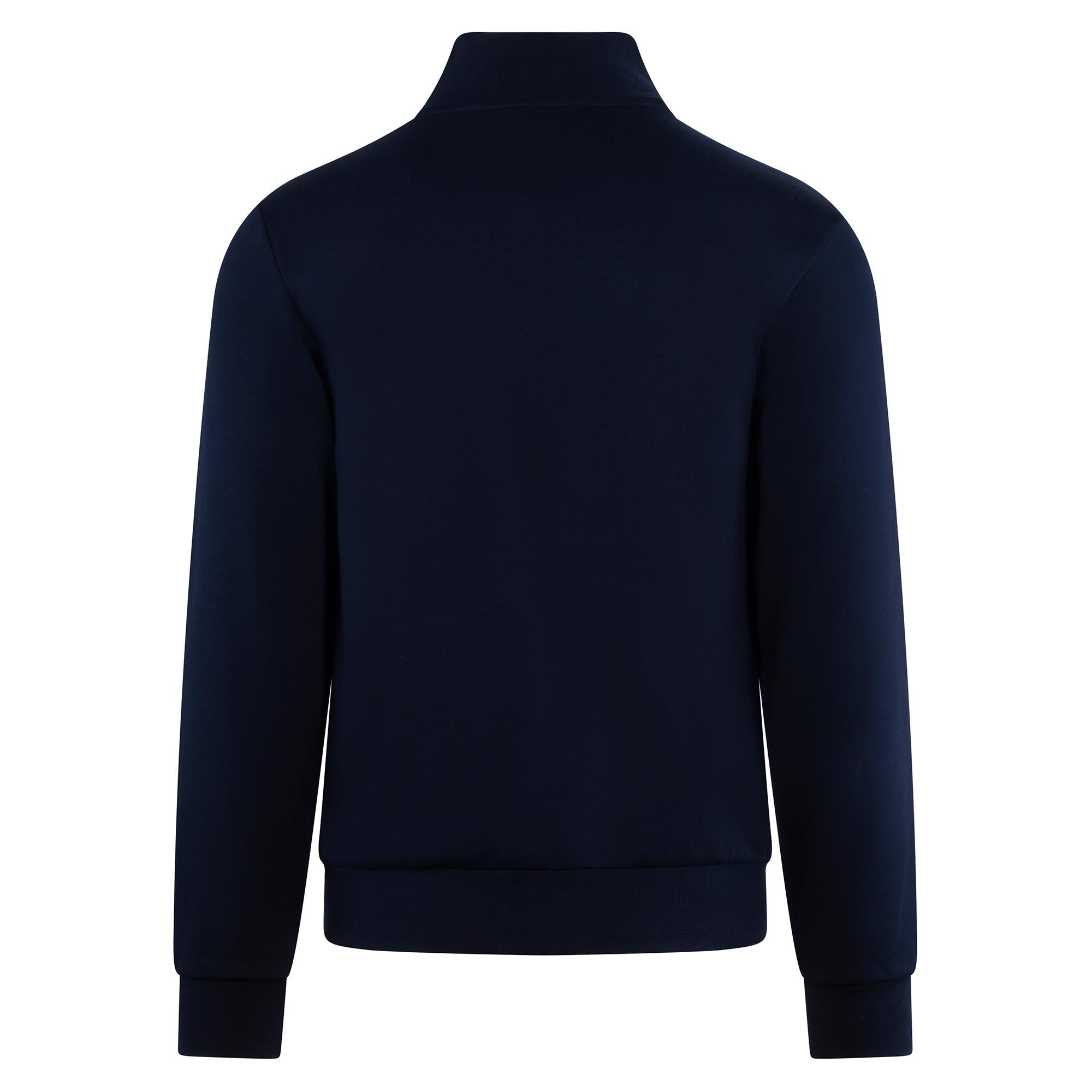 Lacoste Regular Fit Brushed Fleece Full Zip Sweatershirt Navy