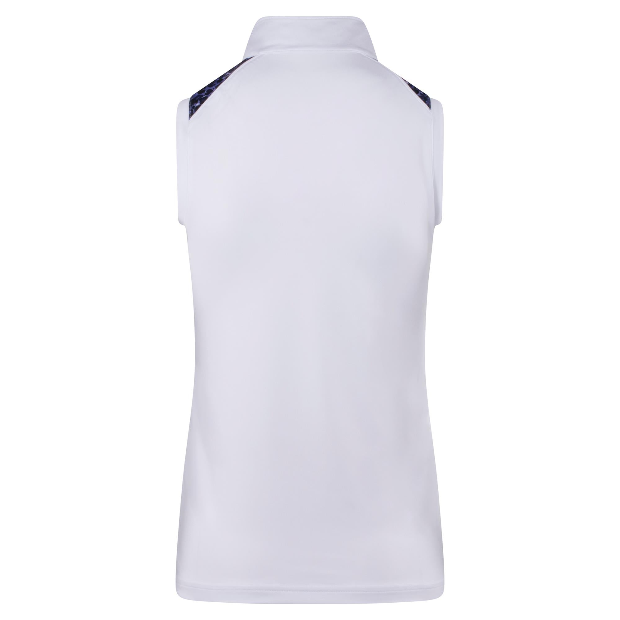 Daily Spsorts Andria Ladies Sleeveless Golf Polo Shirt White