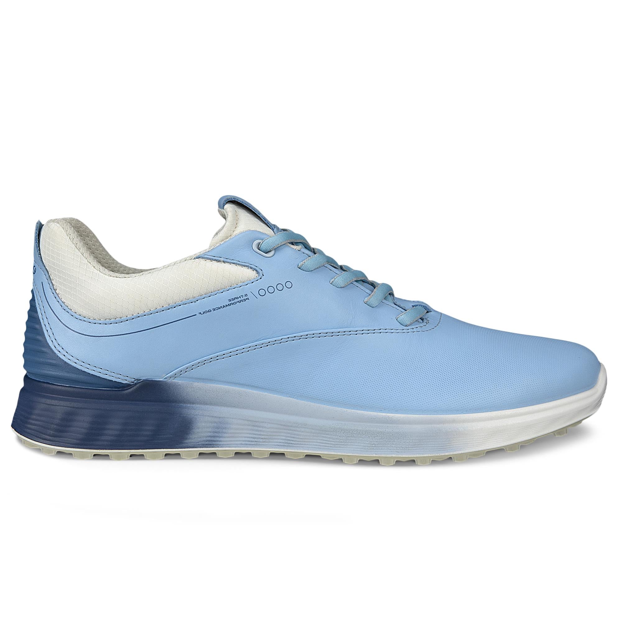 Ecco S-Three Gore-Tex Ladies Golf Shoes Bluebell/Retro Blue