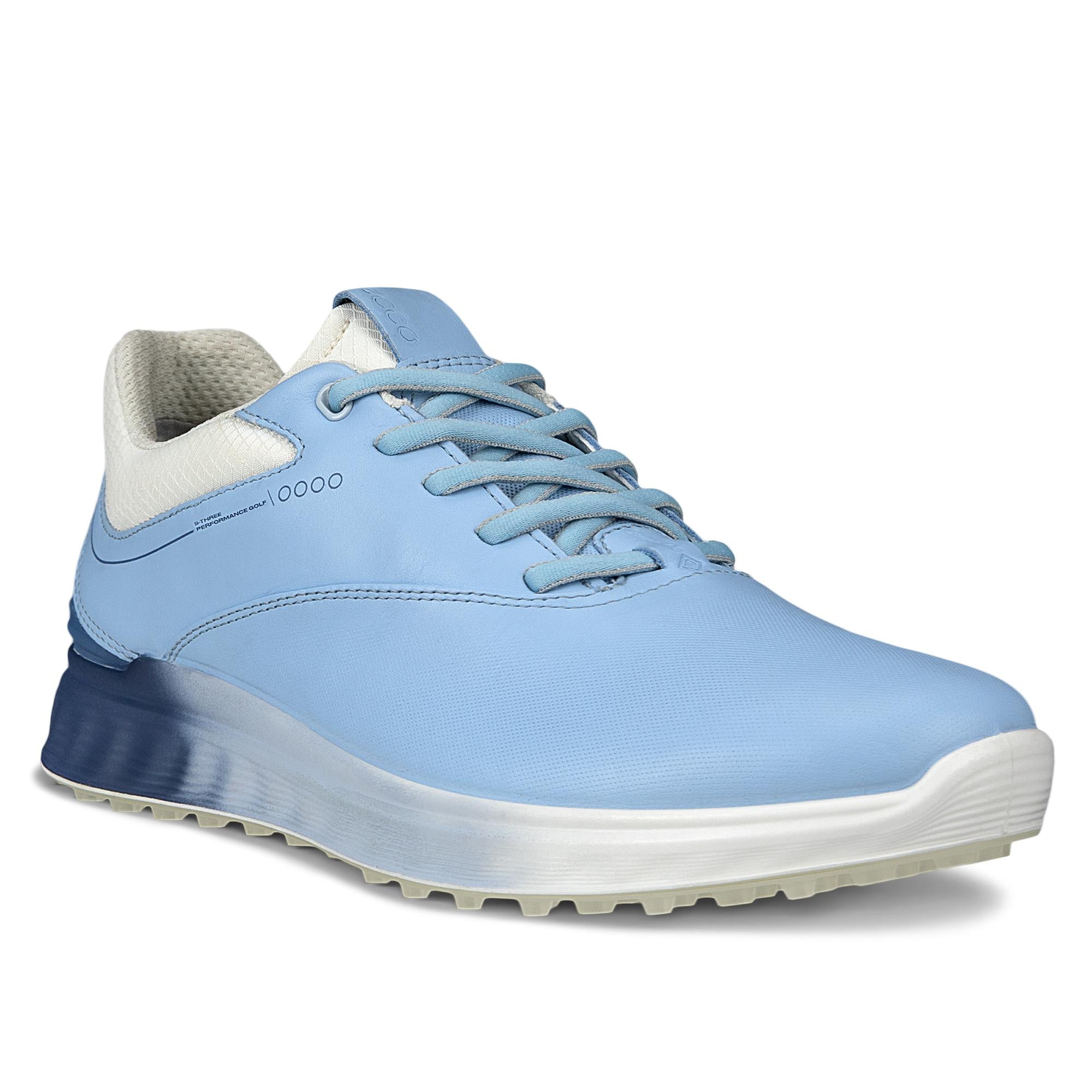 Ecco S-Three Gore-Tex Ladies Golf Shoes Bluebell/Retro Blue