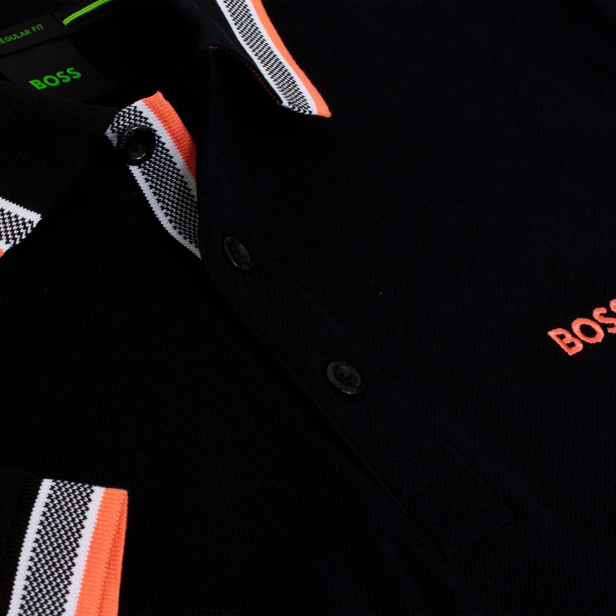 Boss Paddy Polo Shirt Black