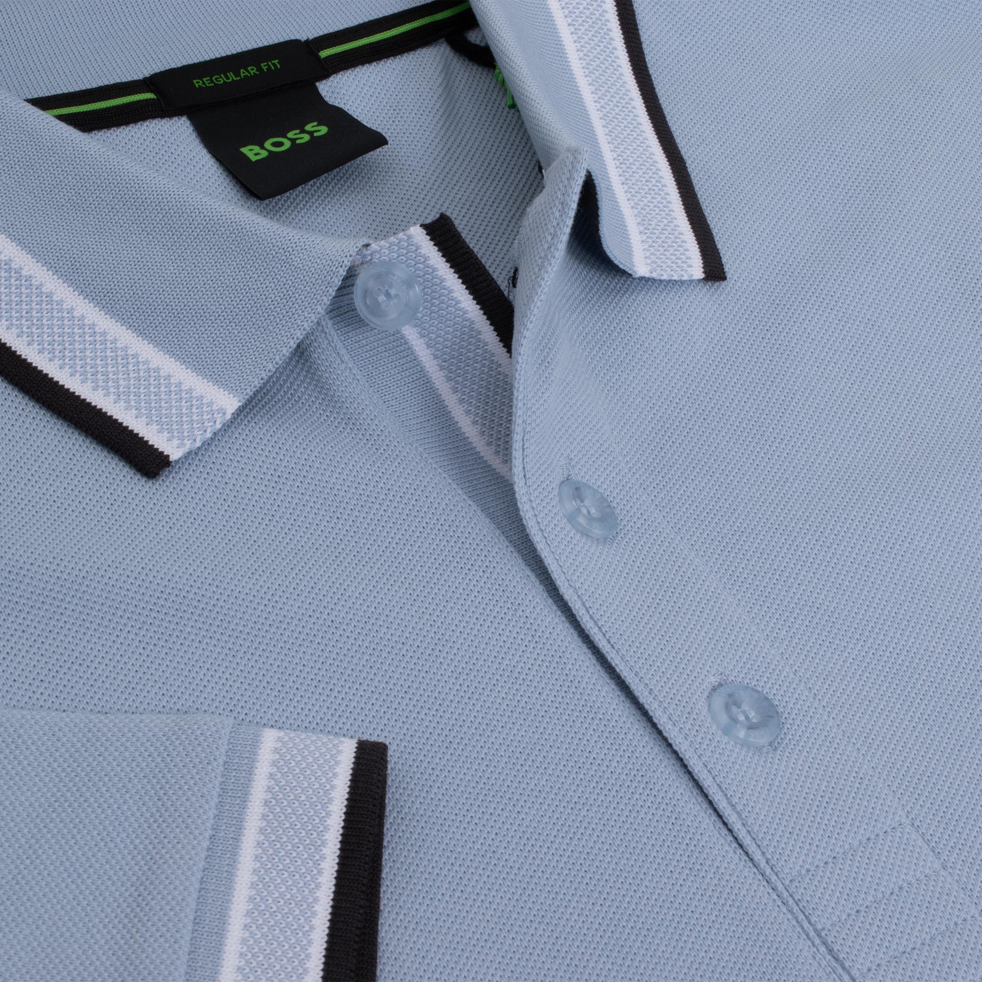 Boss Paddy Polo Shirt Bright Purple