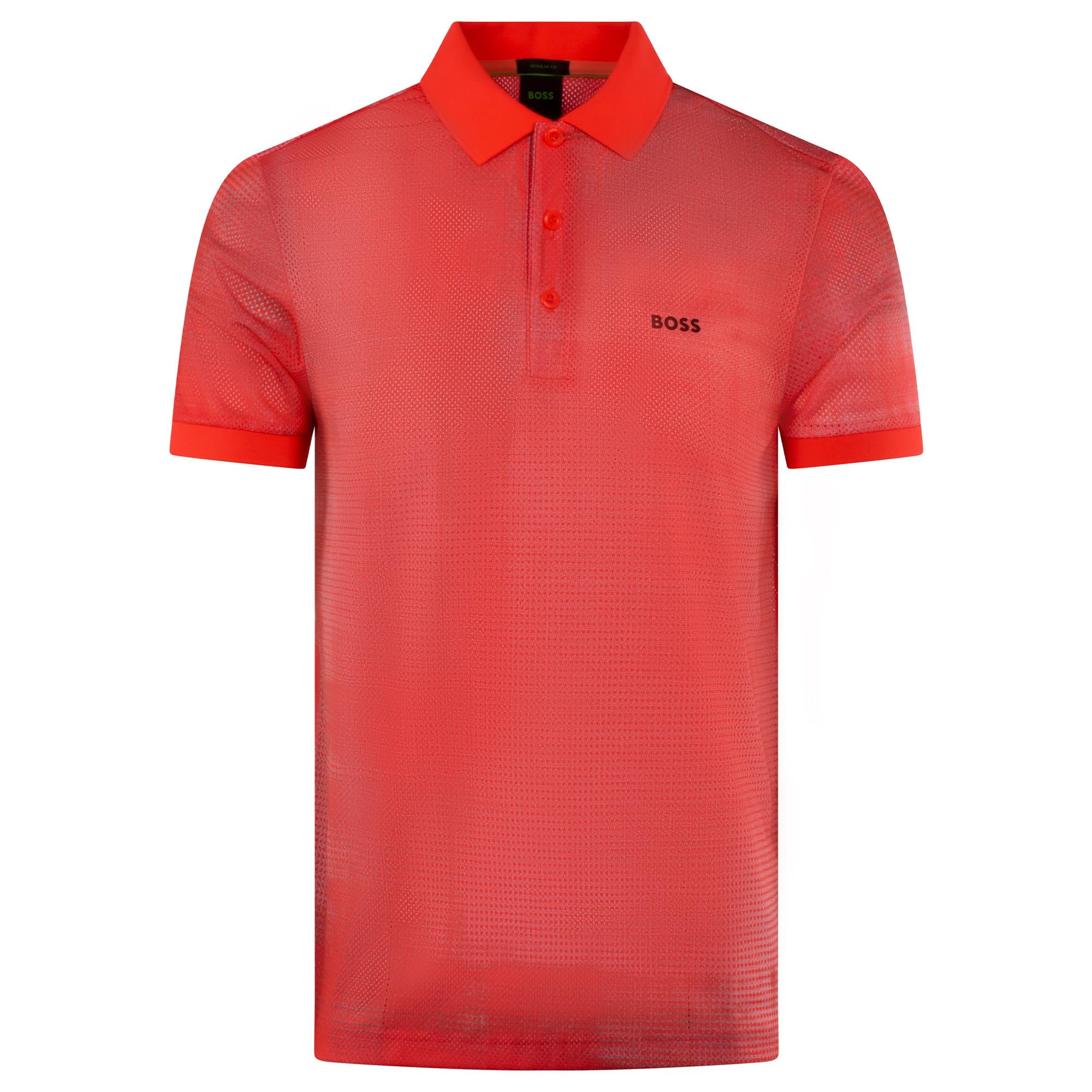 Boss Paddy 4 Polo Shirt Open Red