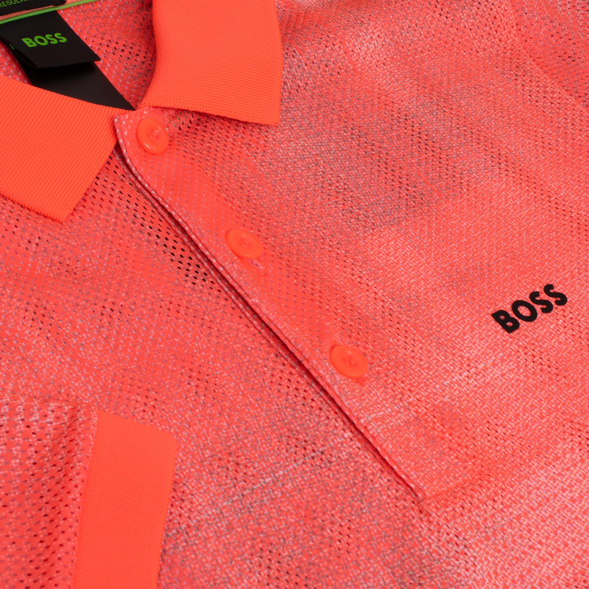 Boss Paddy 4 Polo Shirt Open Red