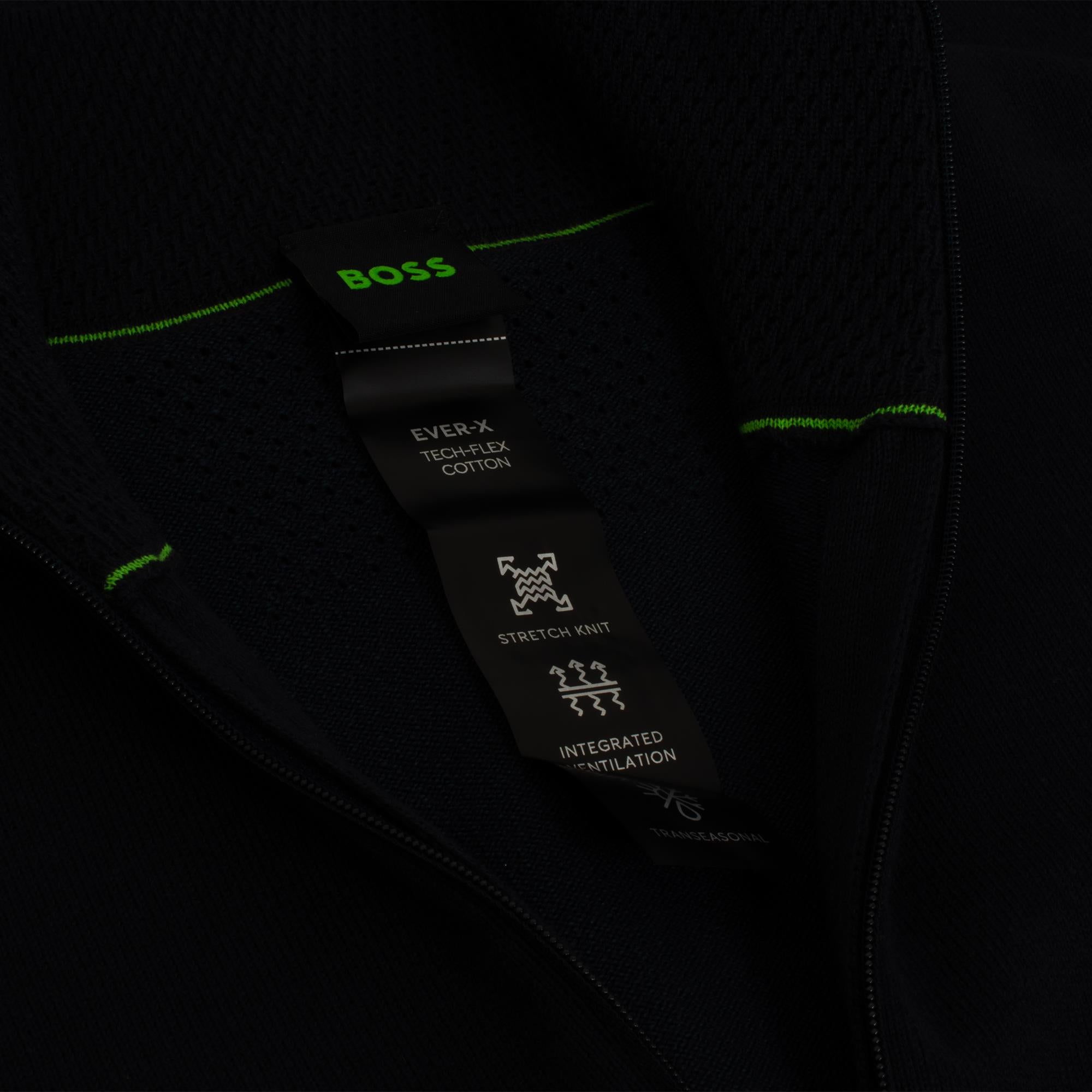 Boss Ever-X Quarter Zip Sweater Dark Blue