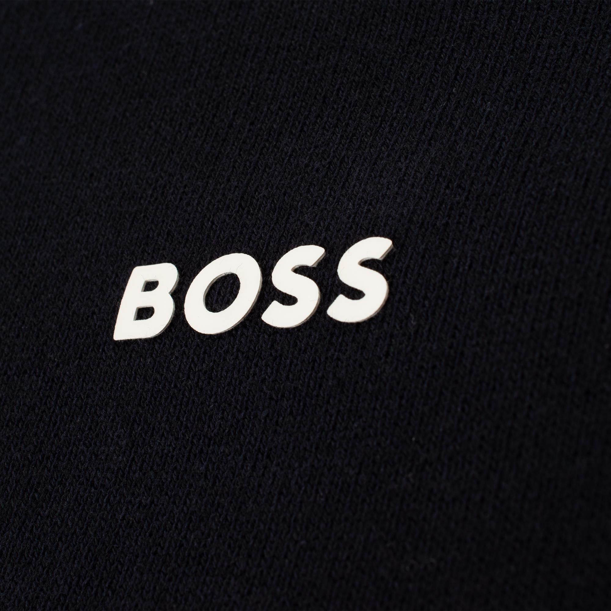 Boss Ever-X Quarter Zip Sweater Dark Blue