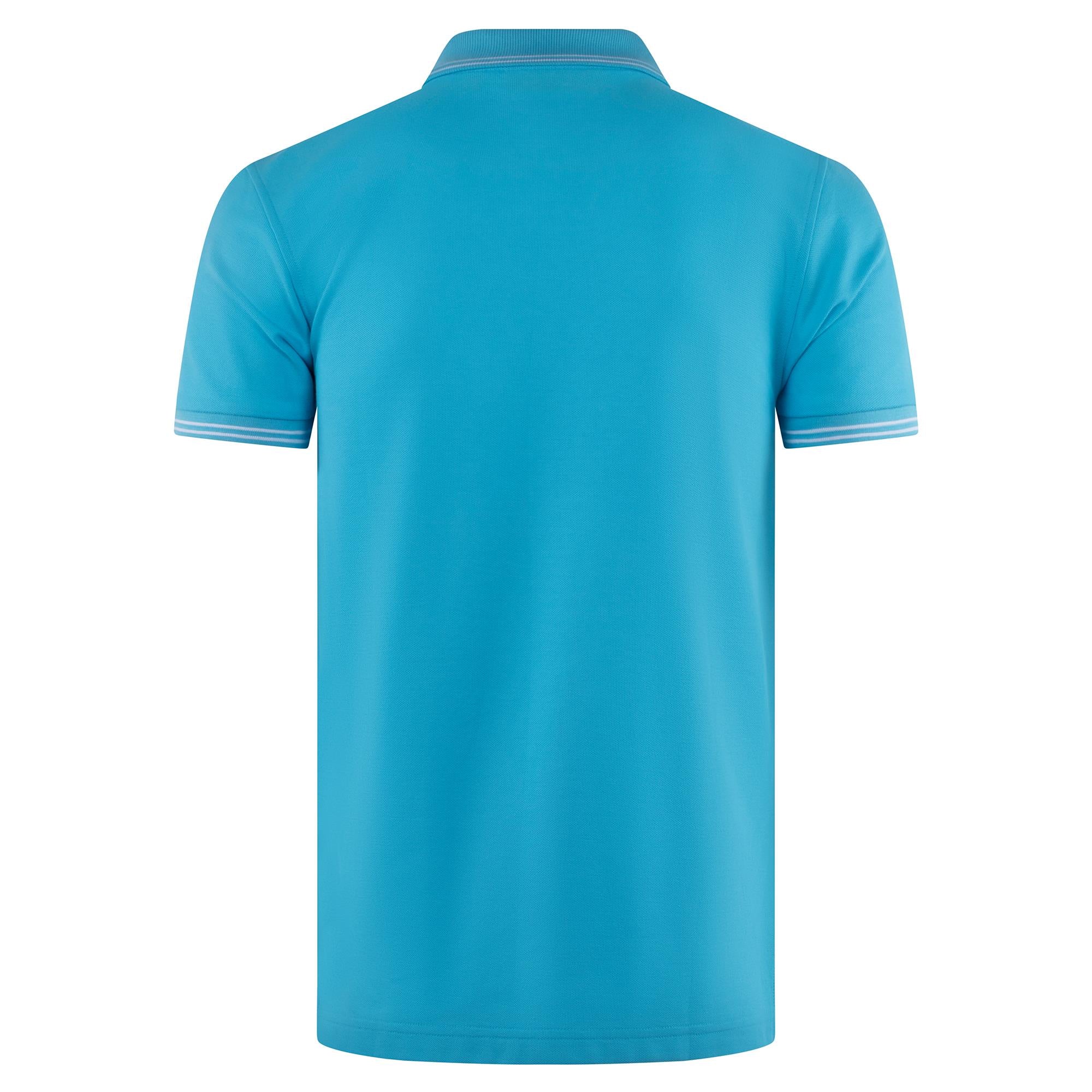 Psycho Bunny Logan Pique Polo Aquarius