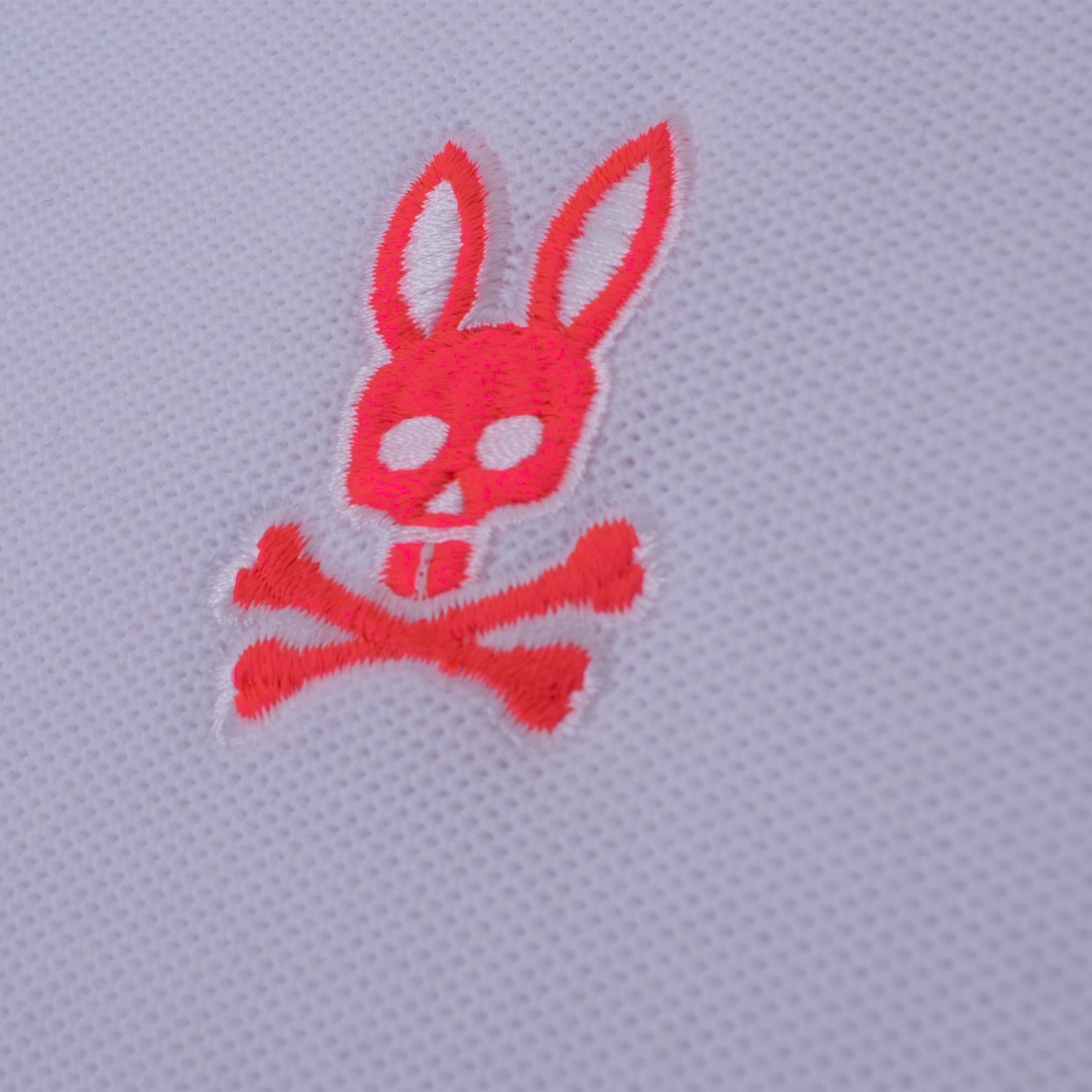 Psycho Bunny Queensbury Pique Polo White