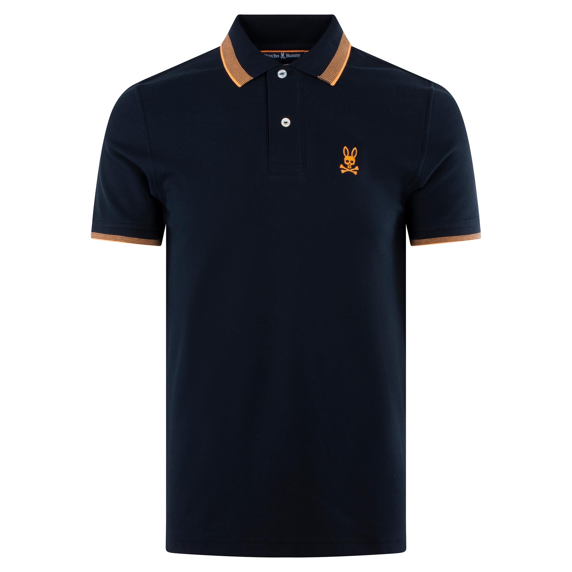Psycho Bunny Queensbury Pique Polo Navy