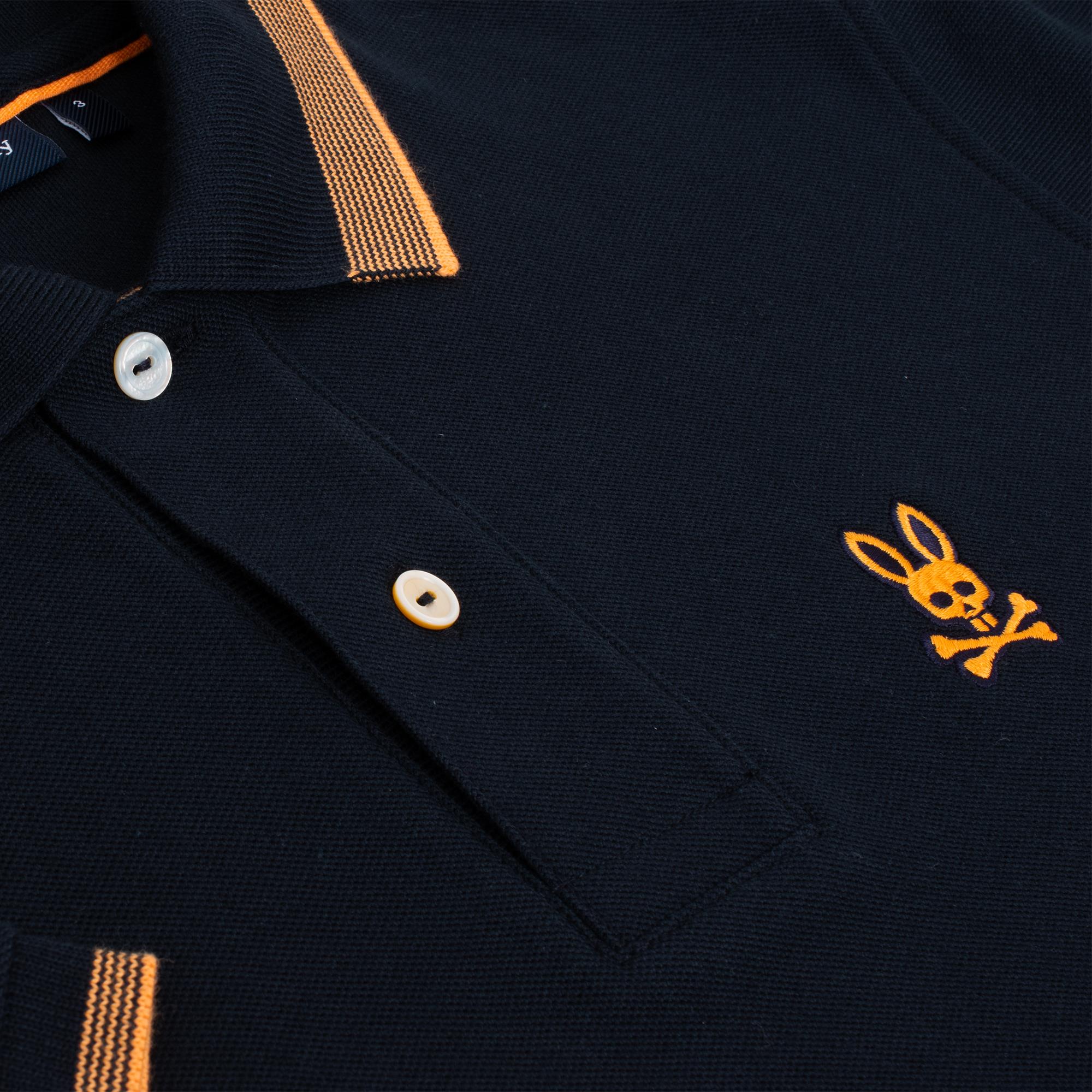 Psycho Bunny Queensbury Pique Polo Navy