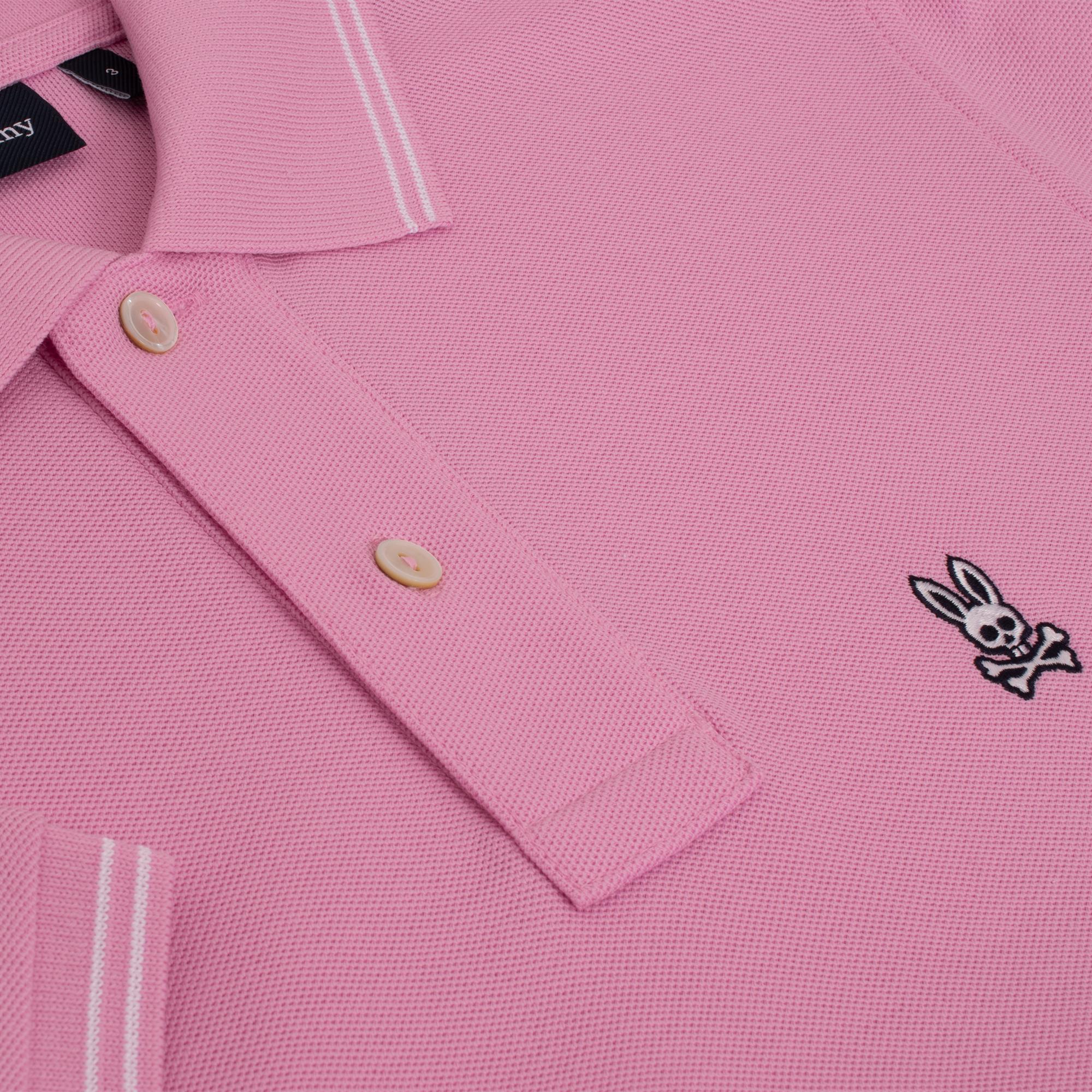 Psycho Bunny Logan Pique Polo Pastel Lavender