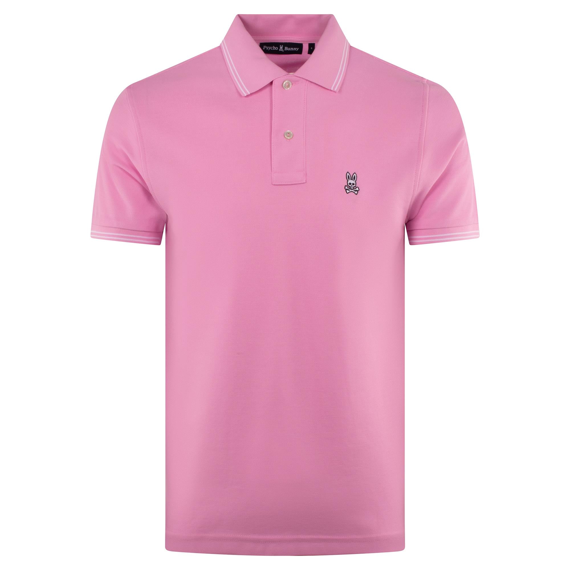 Psycho Bunny Logan Pique Polo Pastel Lavender