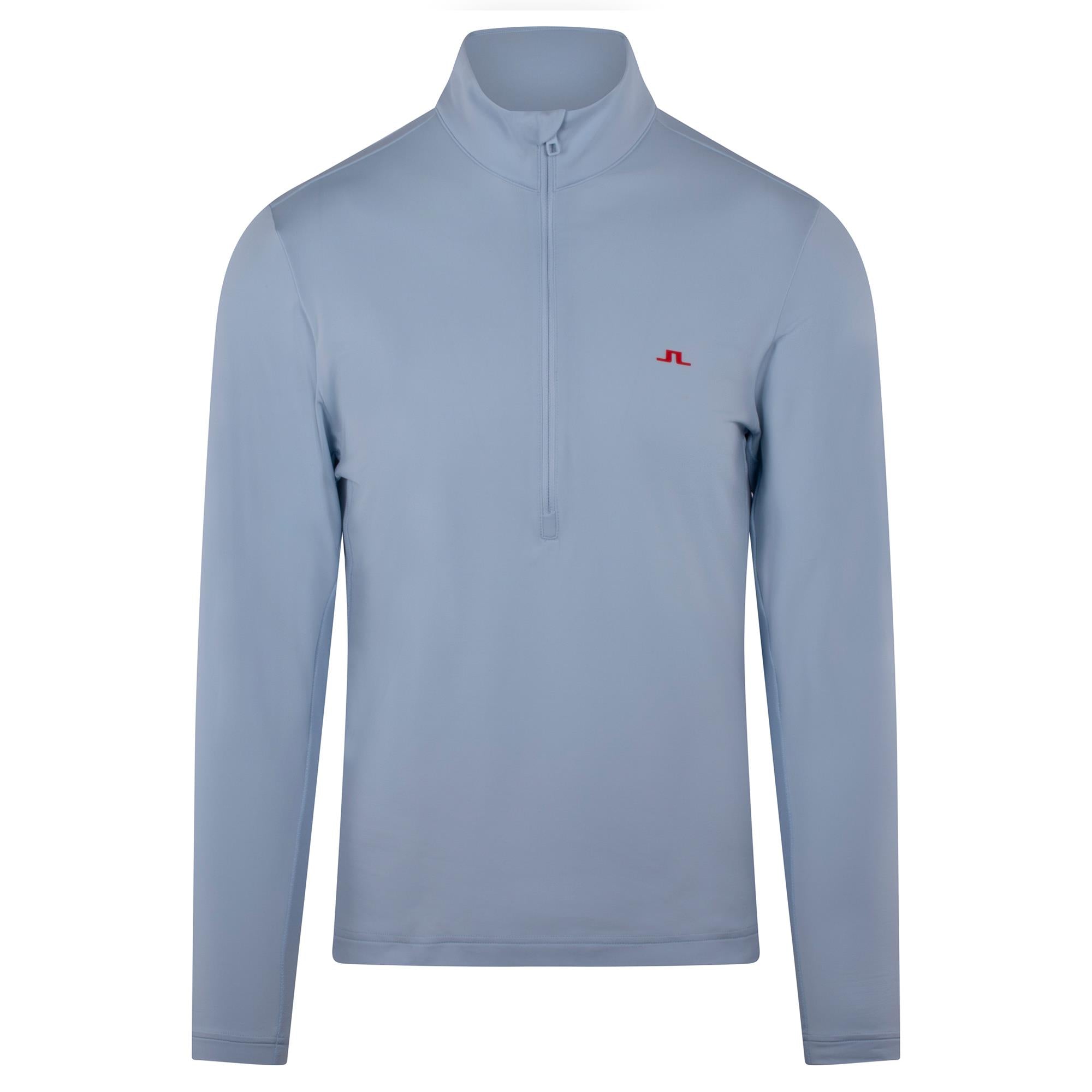 J Lindeberg Luke Half Zip Mens Golf Mid Layer Skyway