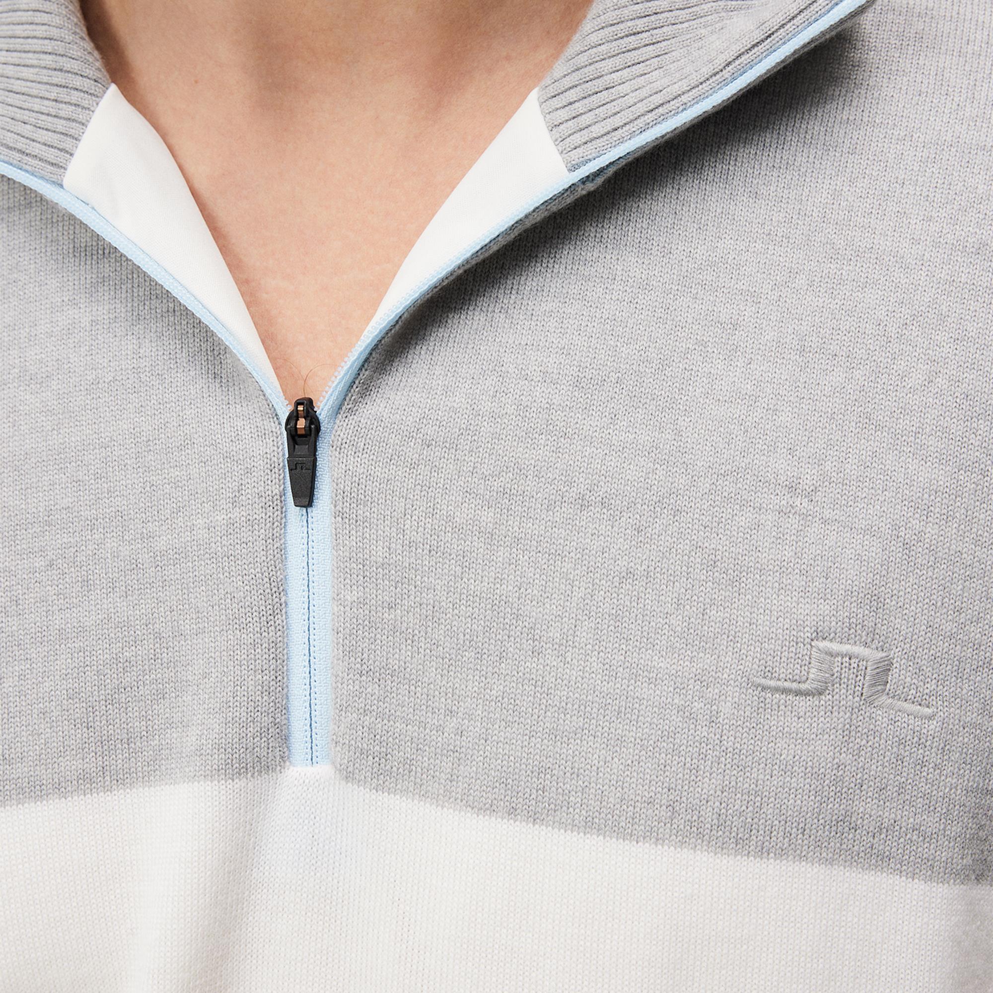 J Lindeberg Jeff Windbreaker Mens Golf Sweater White