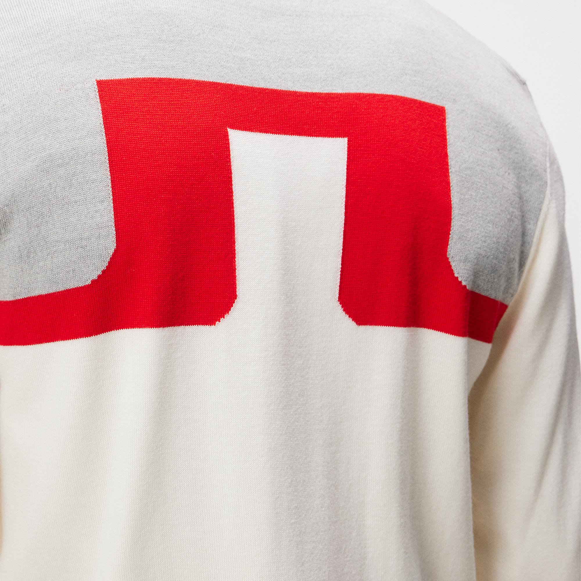 J Lindeberg Jeff Windbreaker Mens Golf Sweater White