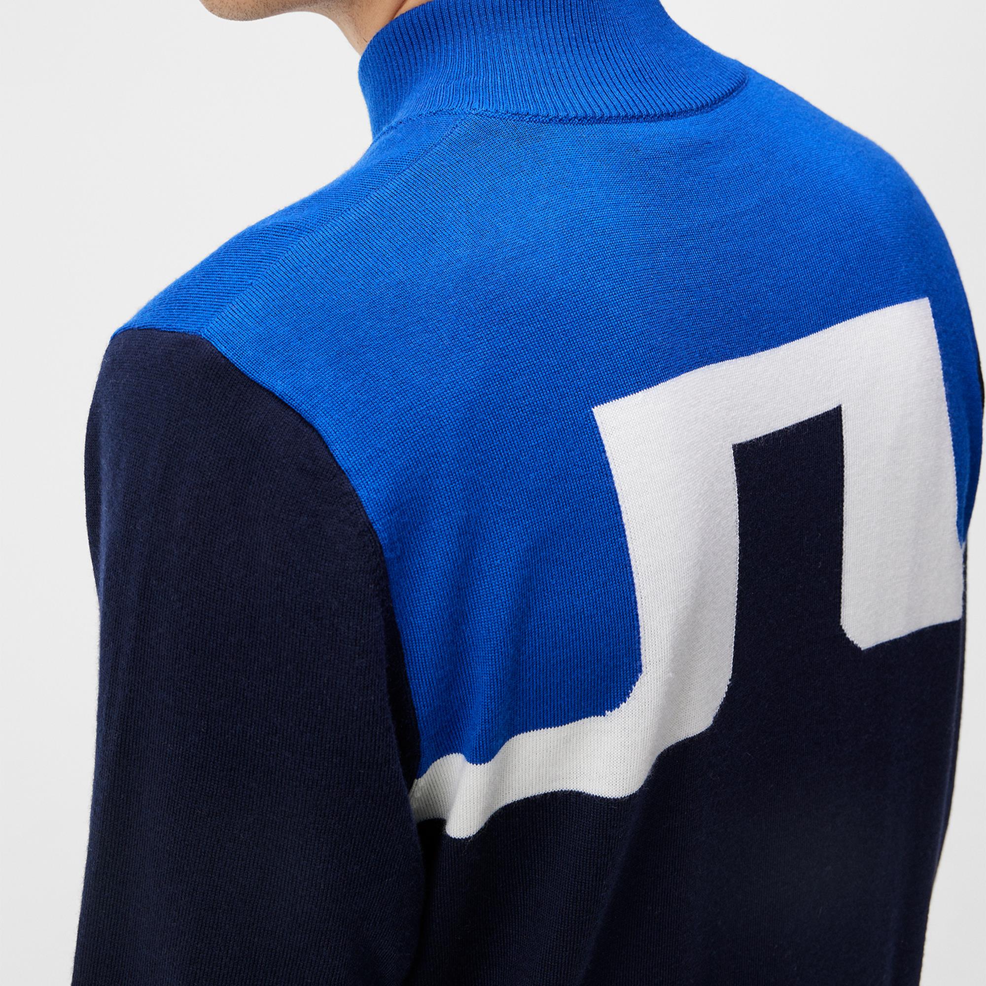 J Lindeberg Jeff Windbreaker Mens Golf Sweater Navy