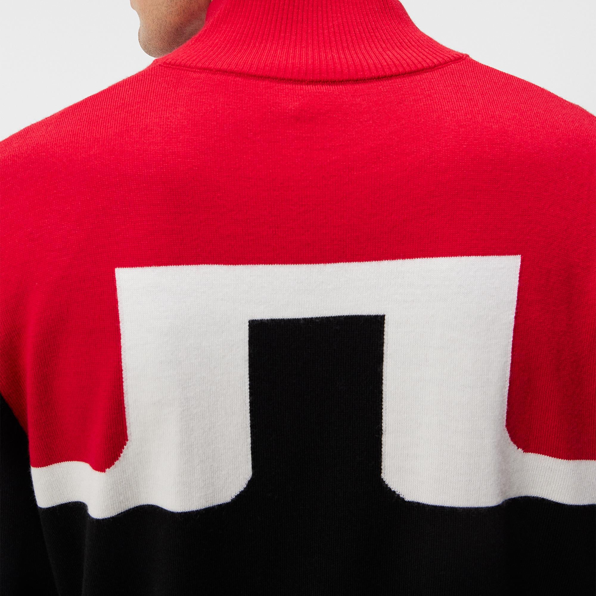 J Lindeberg Jeff Windbreaker Mens Golf Sweater Black