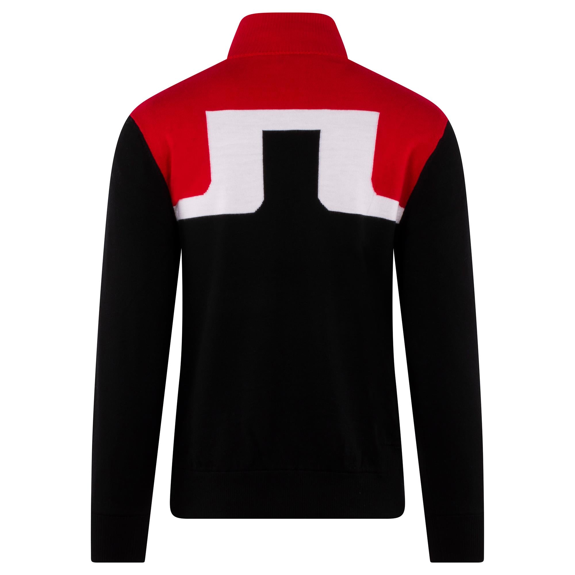 J Lindeberg Jeff Windbreaker Mens Golf Sweater Black