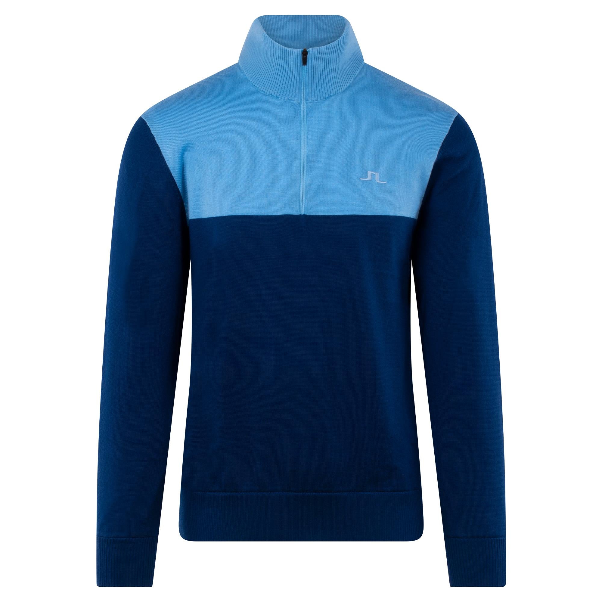 J Lindeberg Jeff Windbreaker Mens Golf Sweater Estate Blue