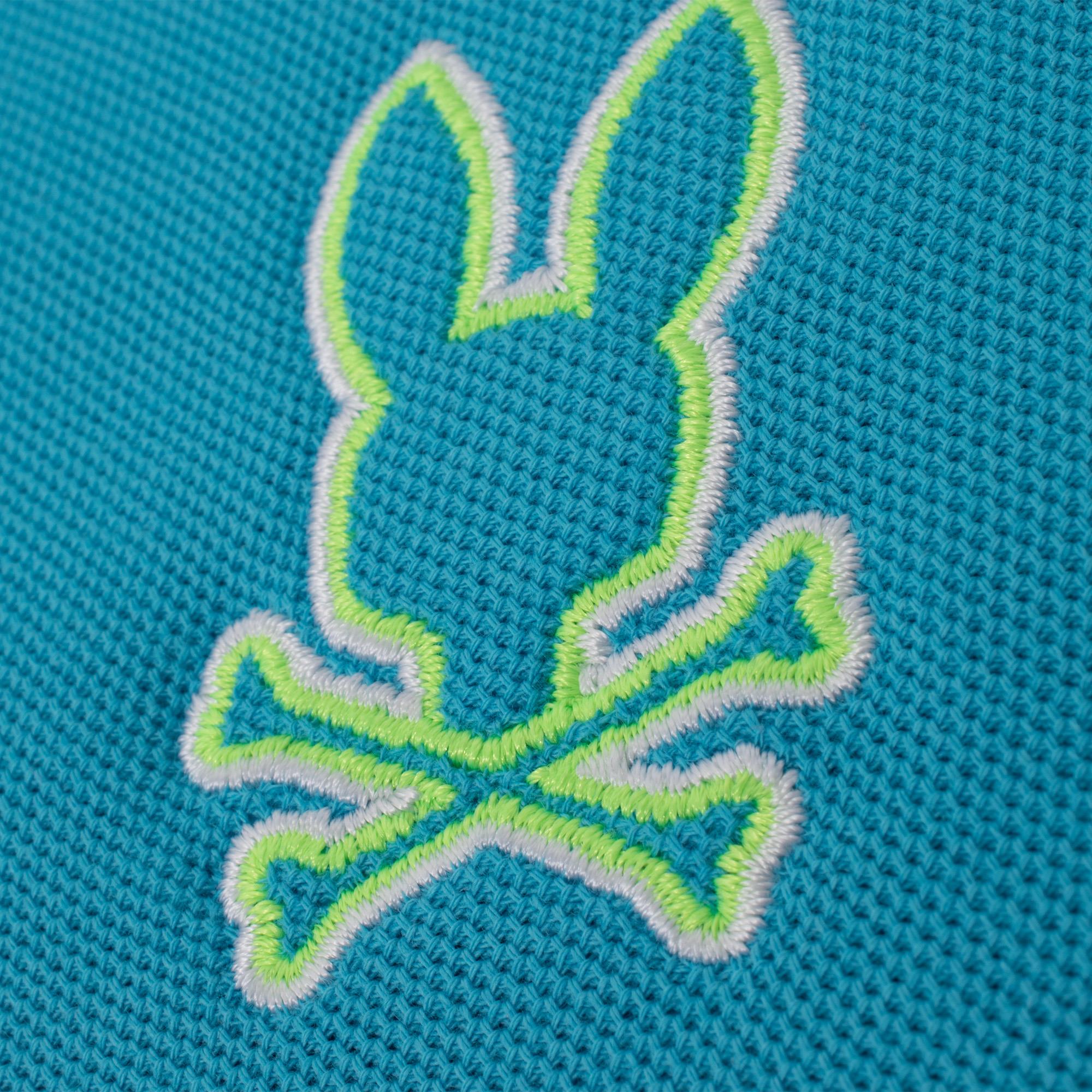 Pscyho Bunny Saratoga Pique Polo Aquarius