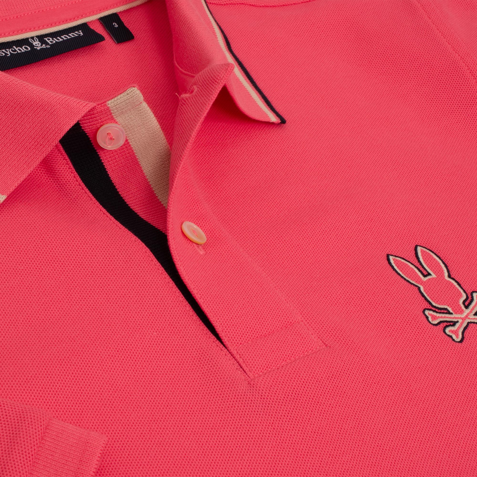 Pscyho Bunny Saratoga Pique Polo Camellia Rose