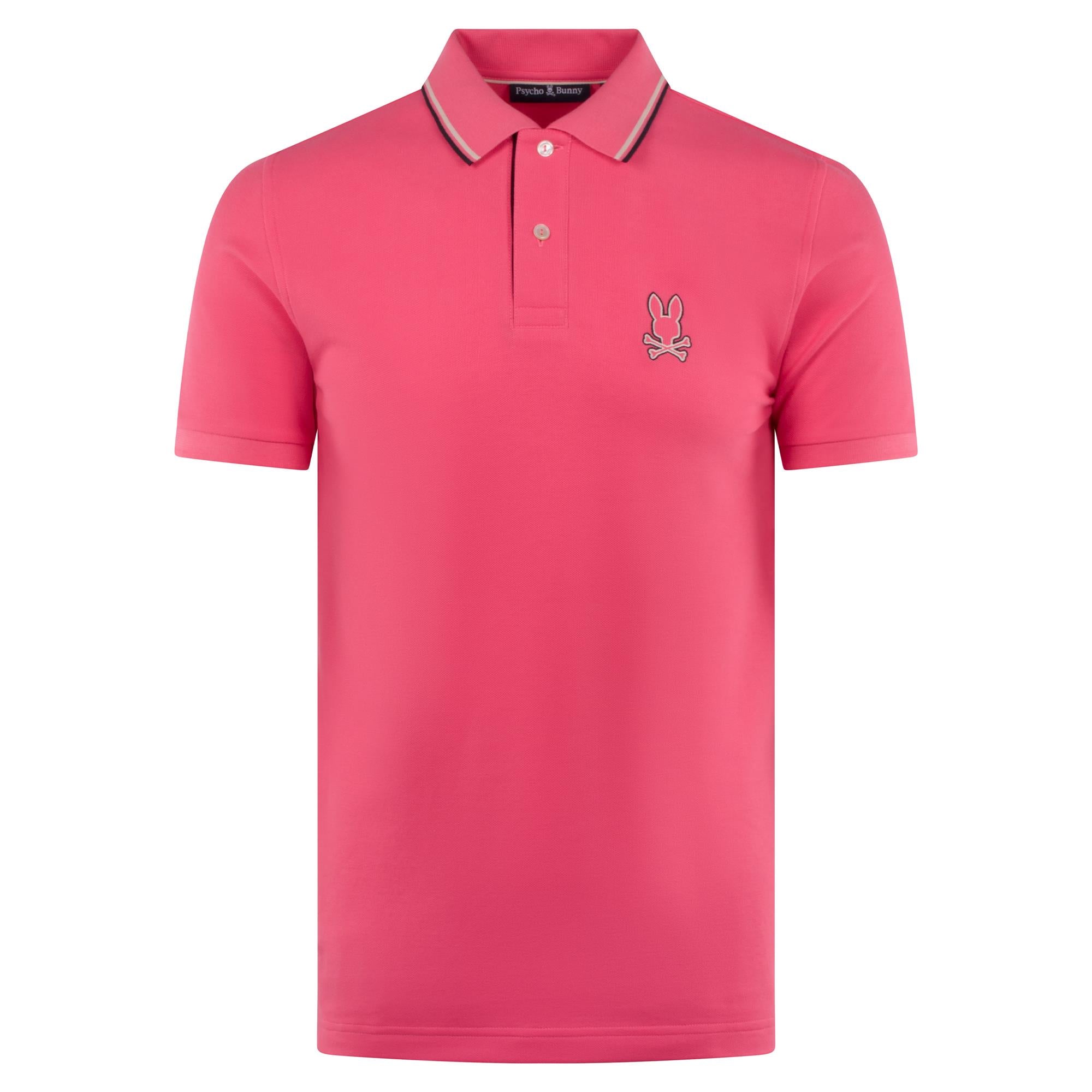 Pscyho Bunny Saratoga Pique Polo Camellia Rose