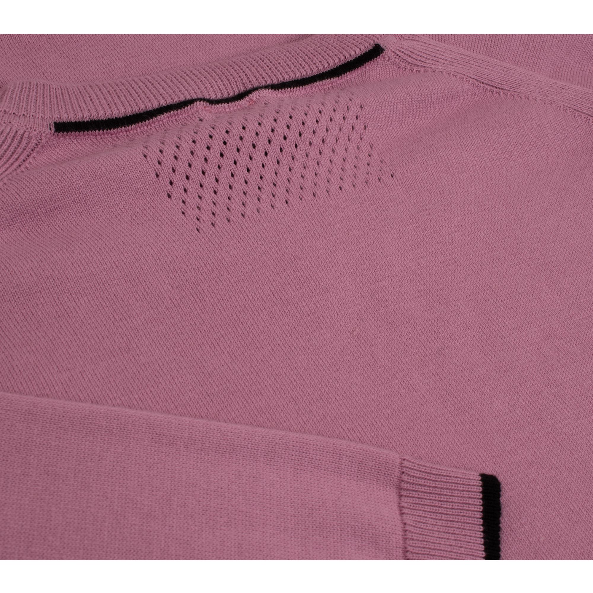 Boss Ever-X Cotton Blend Crew Neck Sweater Light Purple