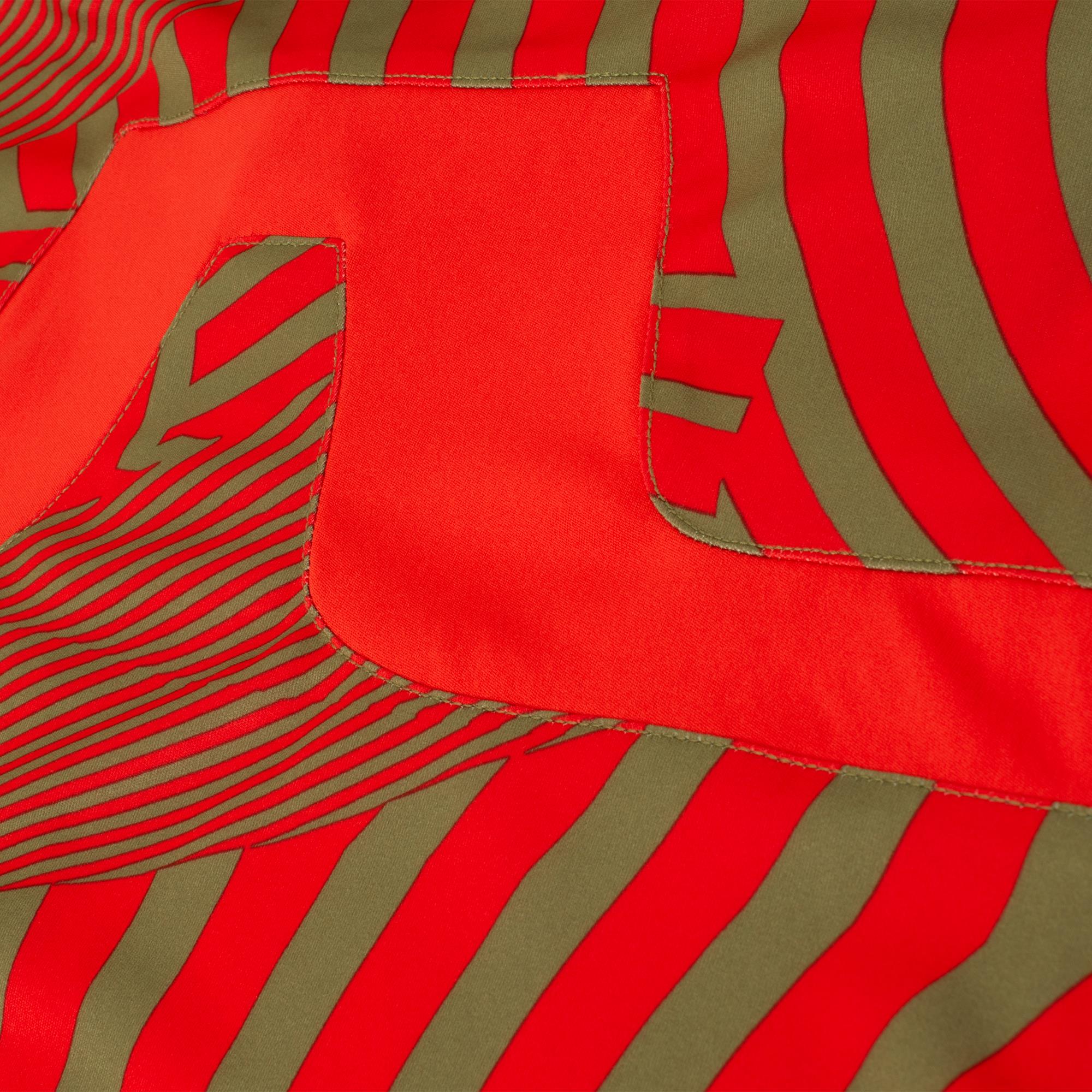 J Lindeberg KV Tour Print Mens Golf Polo Shirt Dazzle Wave Bitterwseet