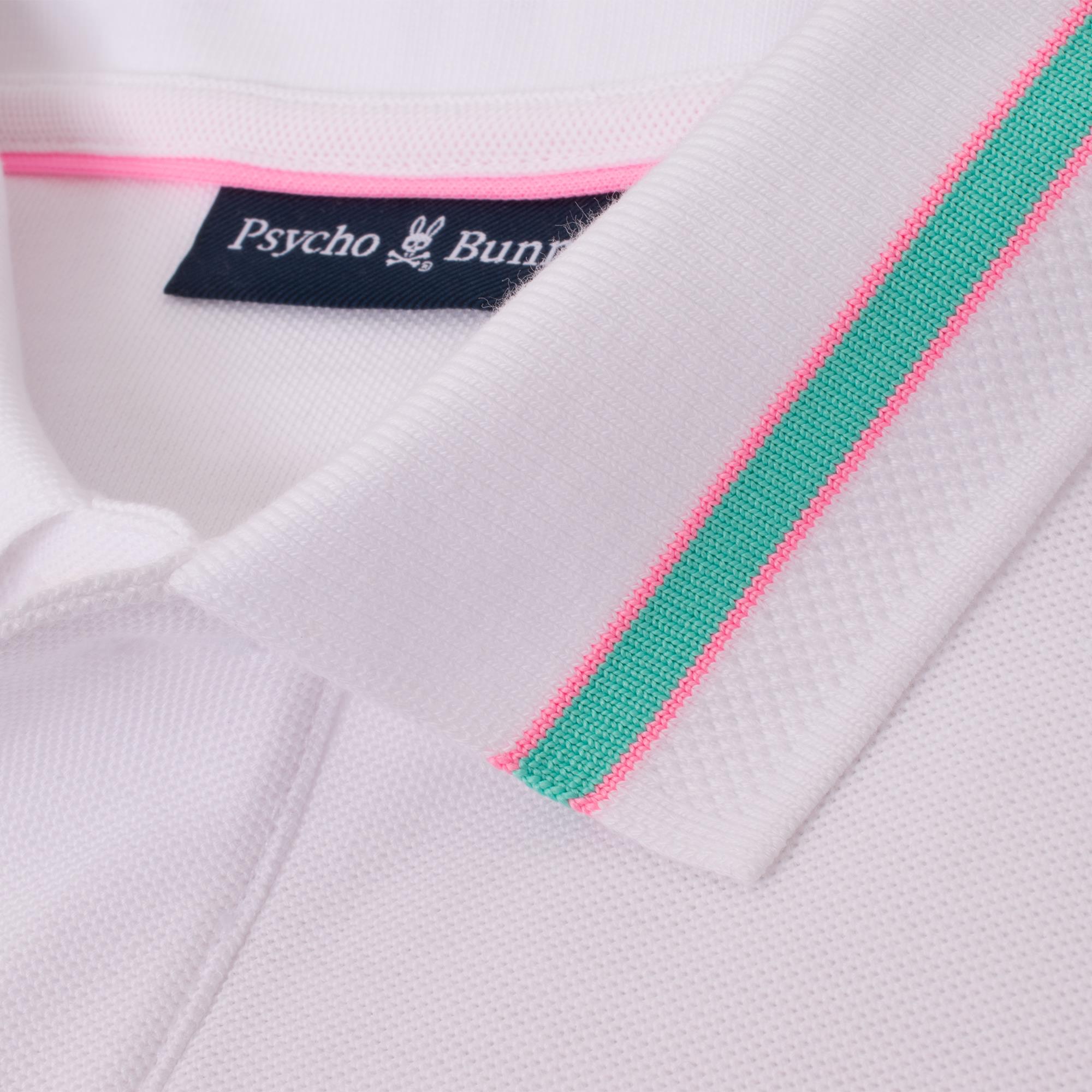 Psycho Bunny Irving Pique Polo Shirt White