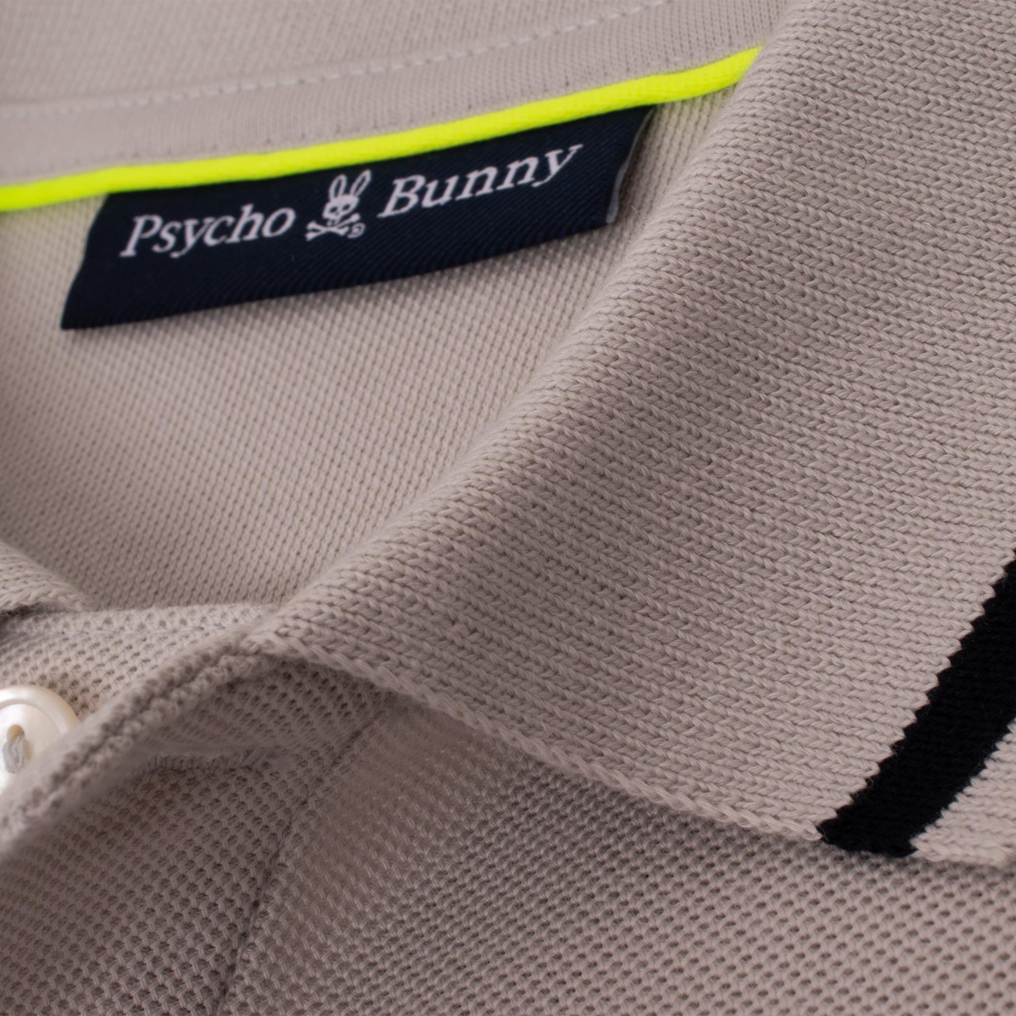 Psycho Bunny Groves Pique Polo Shirt Pearl