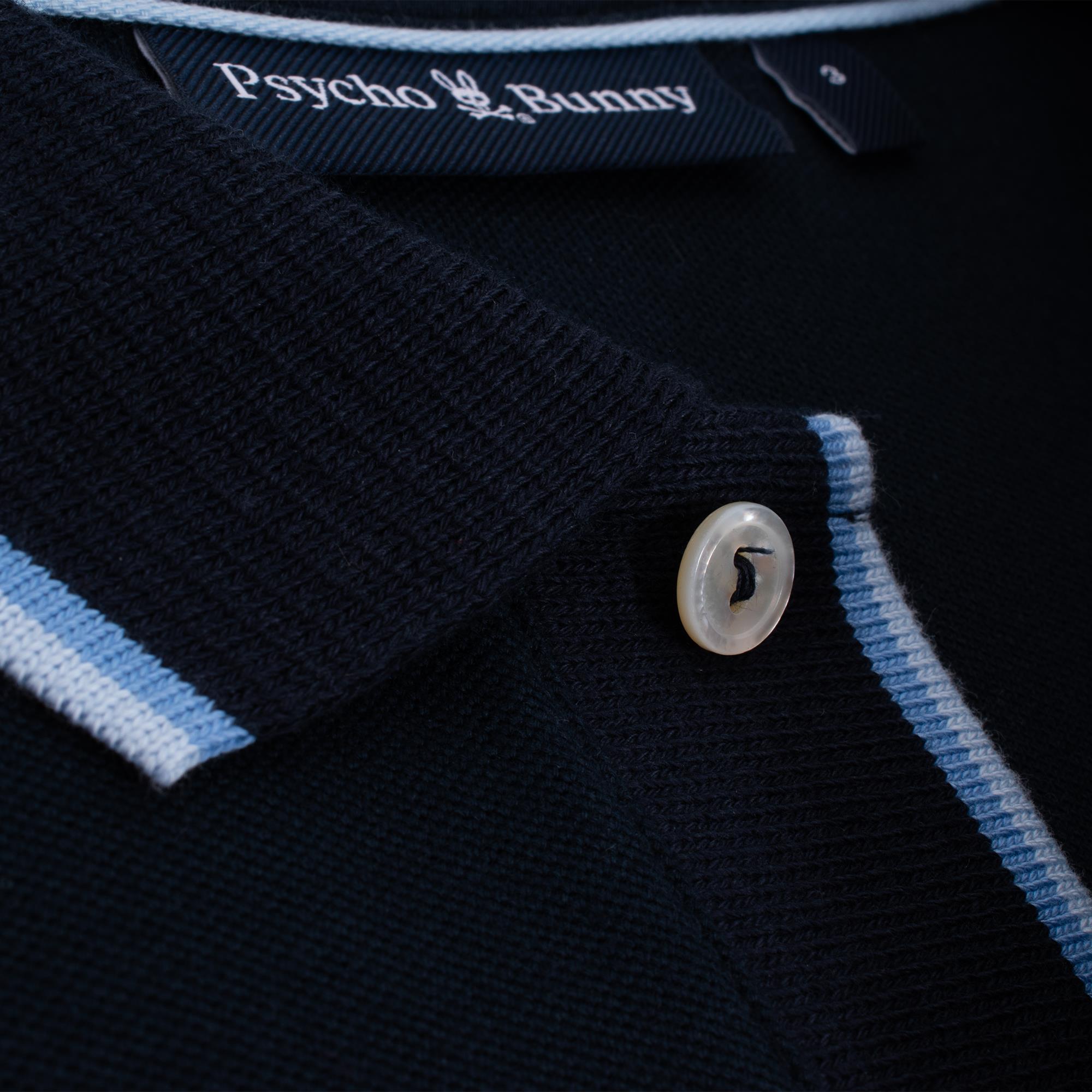 Psycho Bunny Houston Pique Polo Shirt Navy